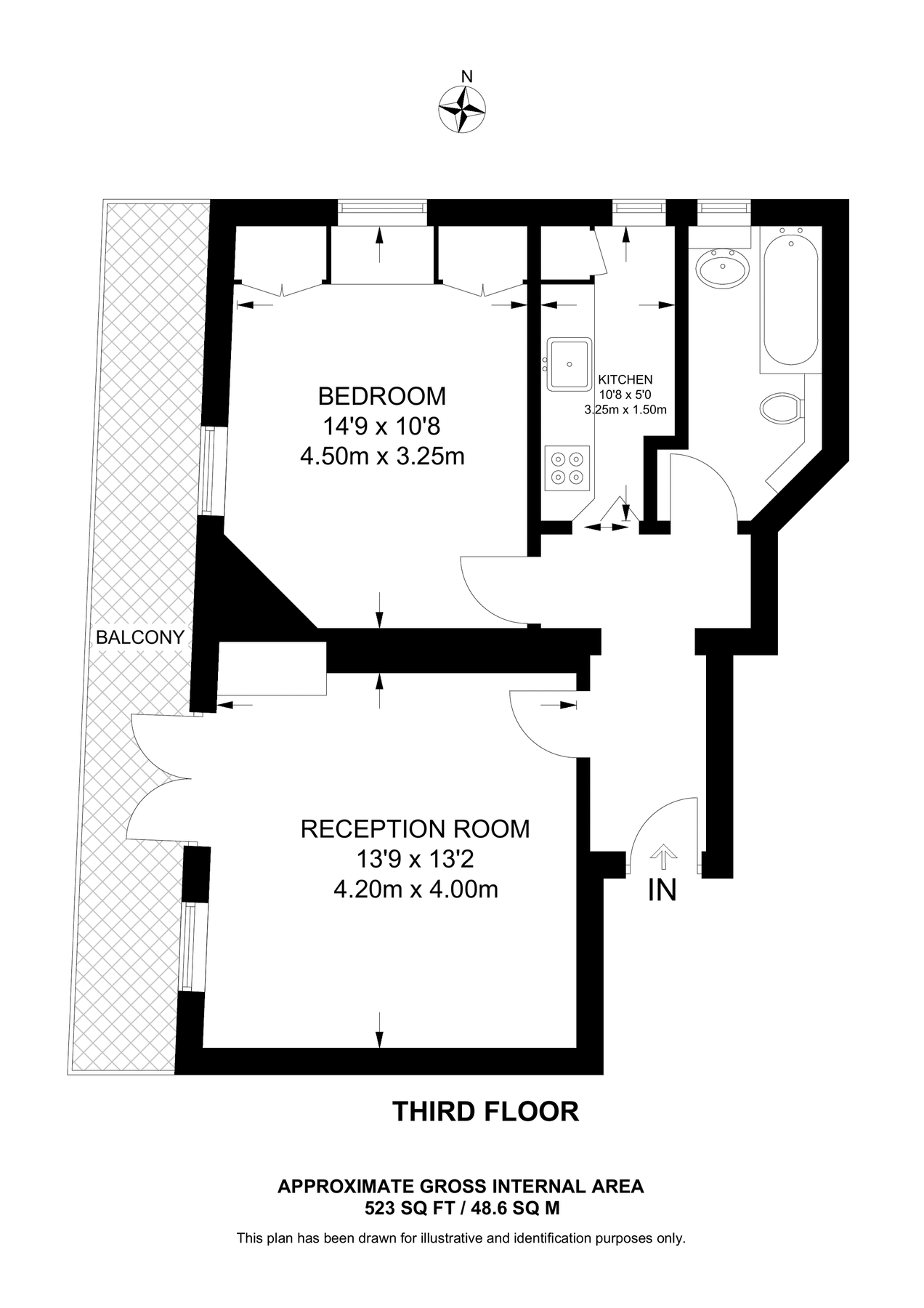 1 bed flat to rent in Prince Of Wales Drive, Battersea Park, London