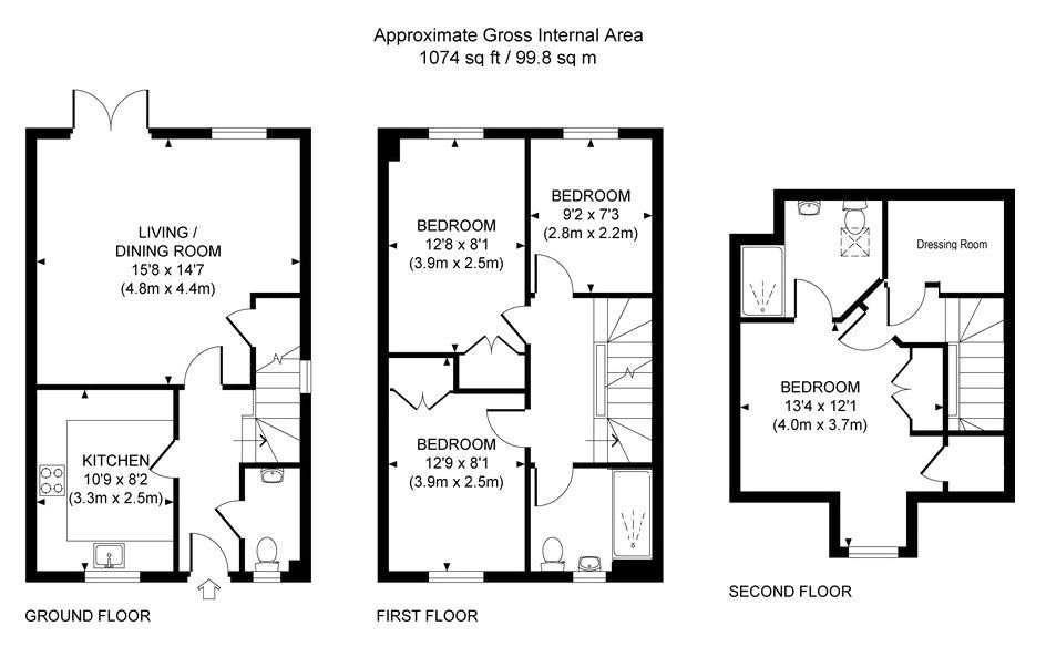 4 bed semidetached house for sale in Brookwood Farm Drive, Knaphill