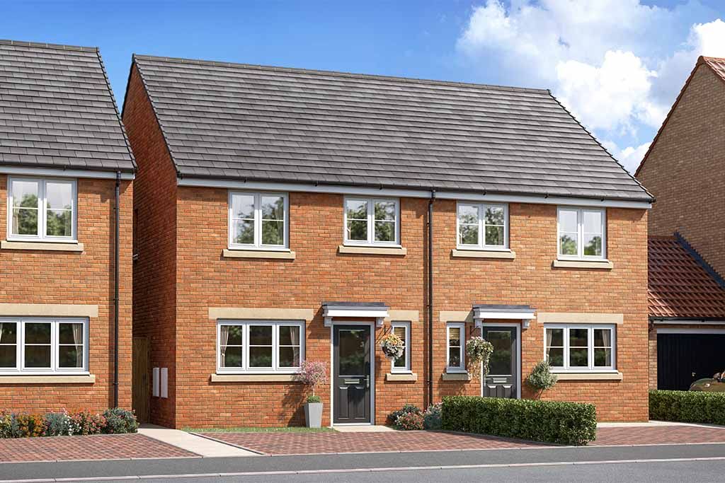 New home, 3 bed property for sale in "The Caddington" at Meadowcroft Road, Middlesbrough TS6
