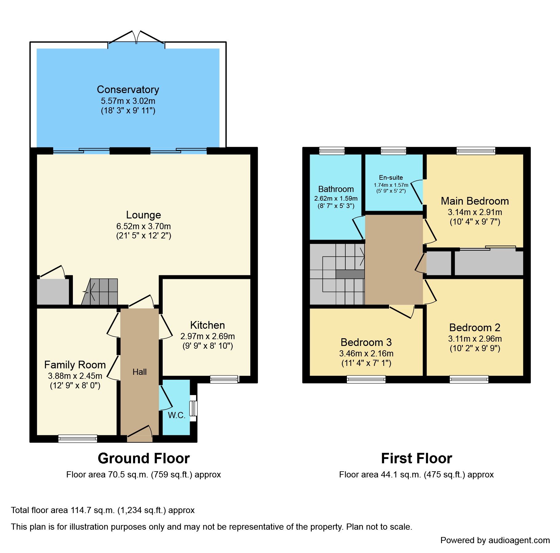 3 bed semidetached house for sale in Home Farm Close, Ashington NE63