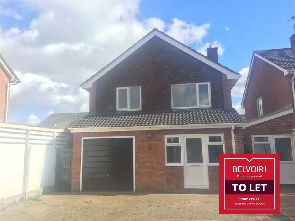 3 bed detached house to rent in Broadstone Close, Wolverhampton WV4