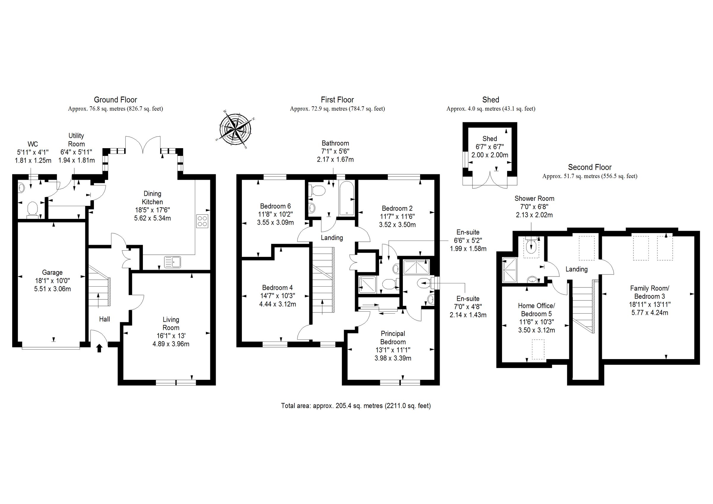 6 bed detached house for sale in 12 Alexander Place, Haddington, East