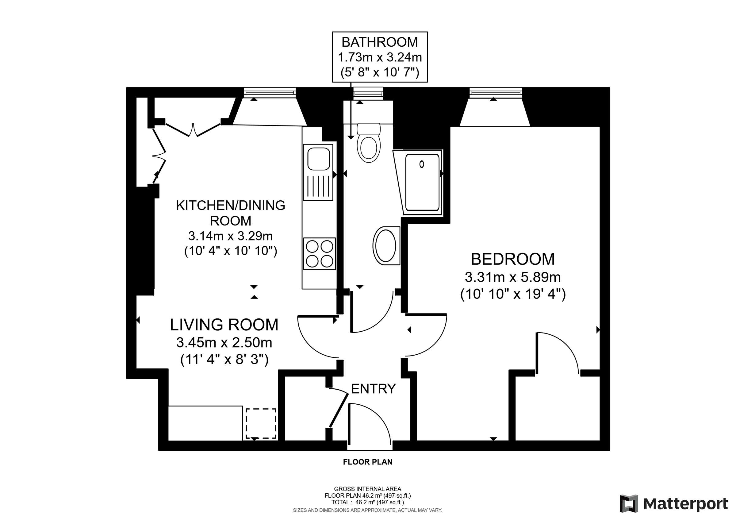 1 bed flat for sale in Battlefield Avenue, Battlefield, Glasgow G42