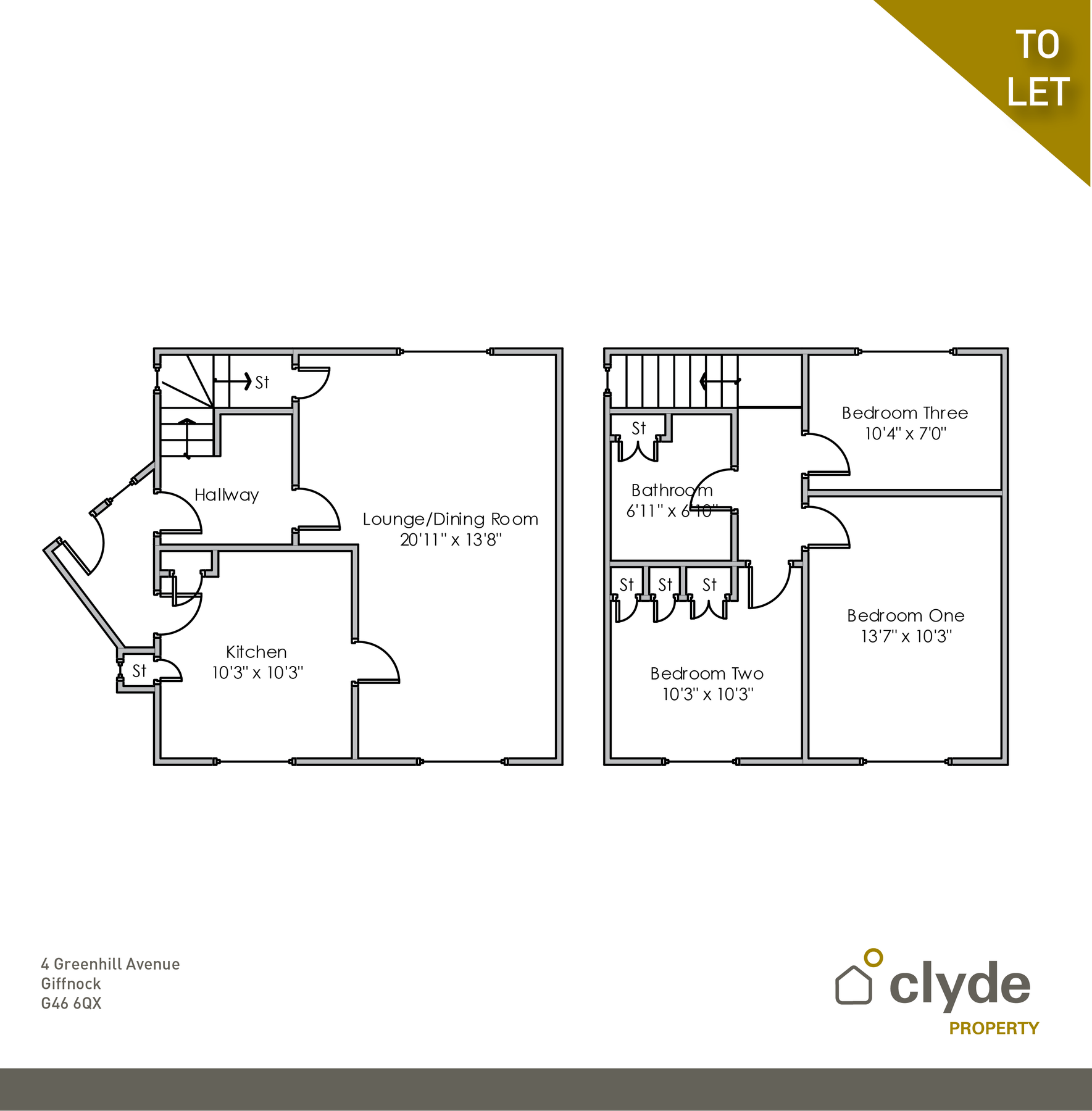3 bed detached house to rent in Greenhill Avenue, Giffnock, Glasgow G46