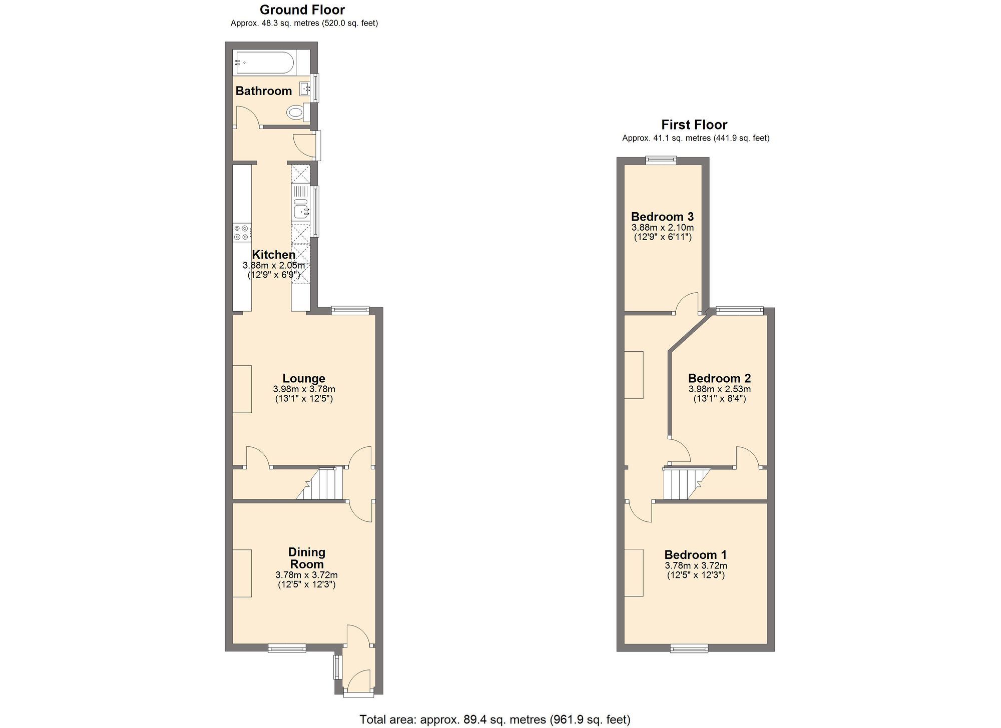 3 bed terraced house for sale in Shuttlewood Road, Bolsover S44 Zoopla