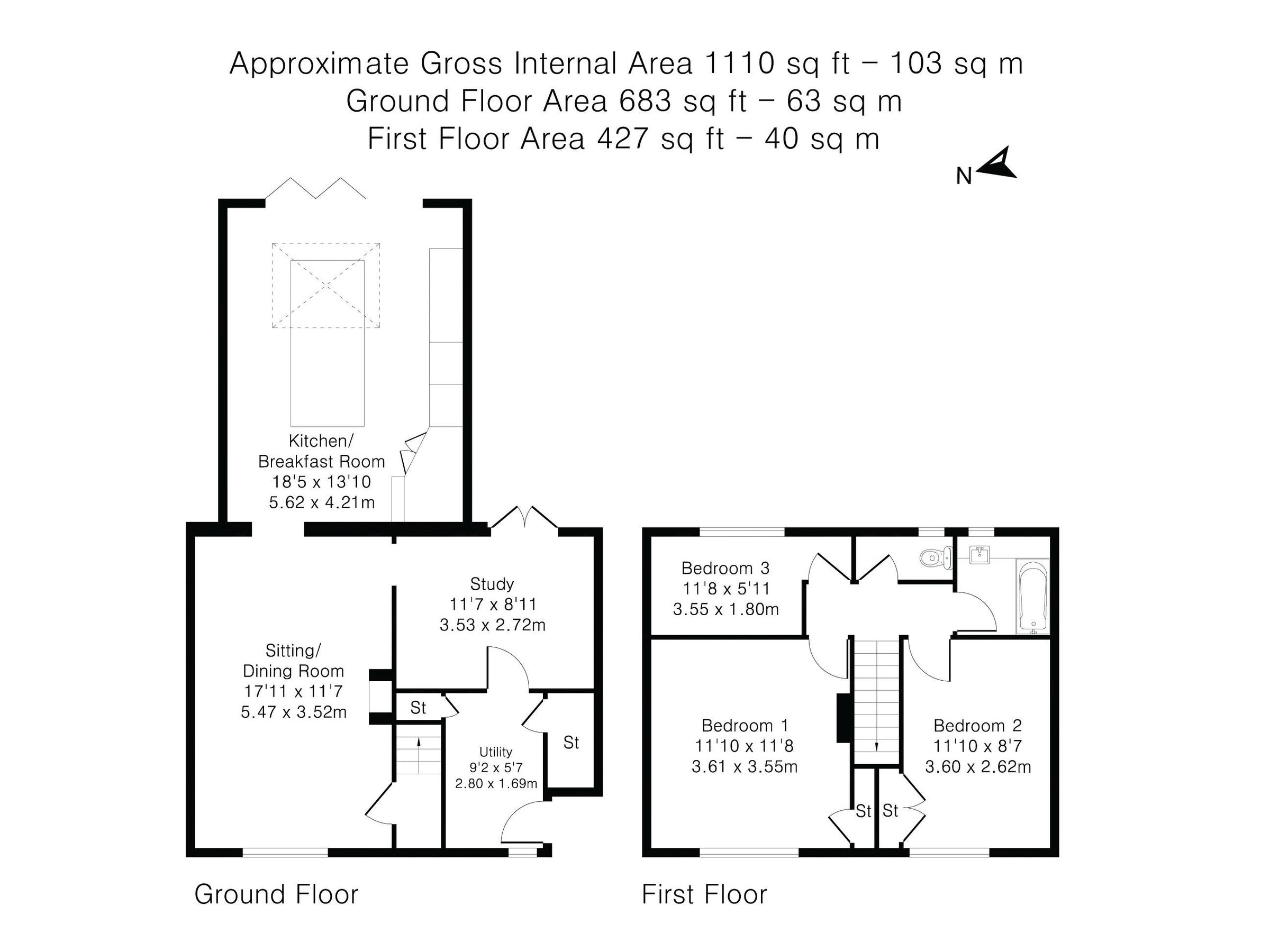 3 bed terraced house for sale in Colne Close, Bicester OX26 Zoopla