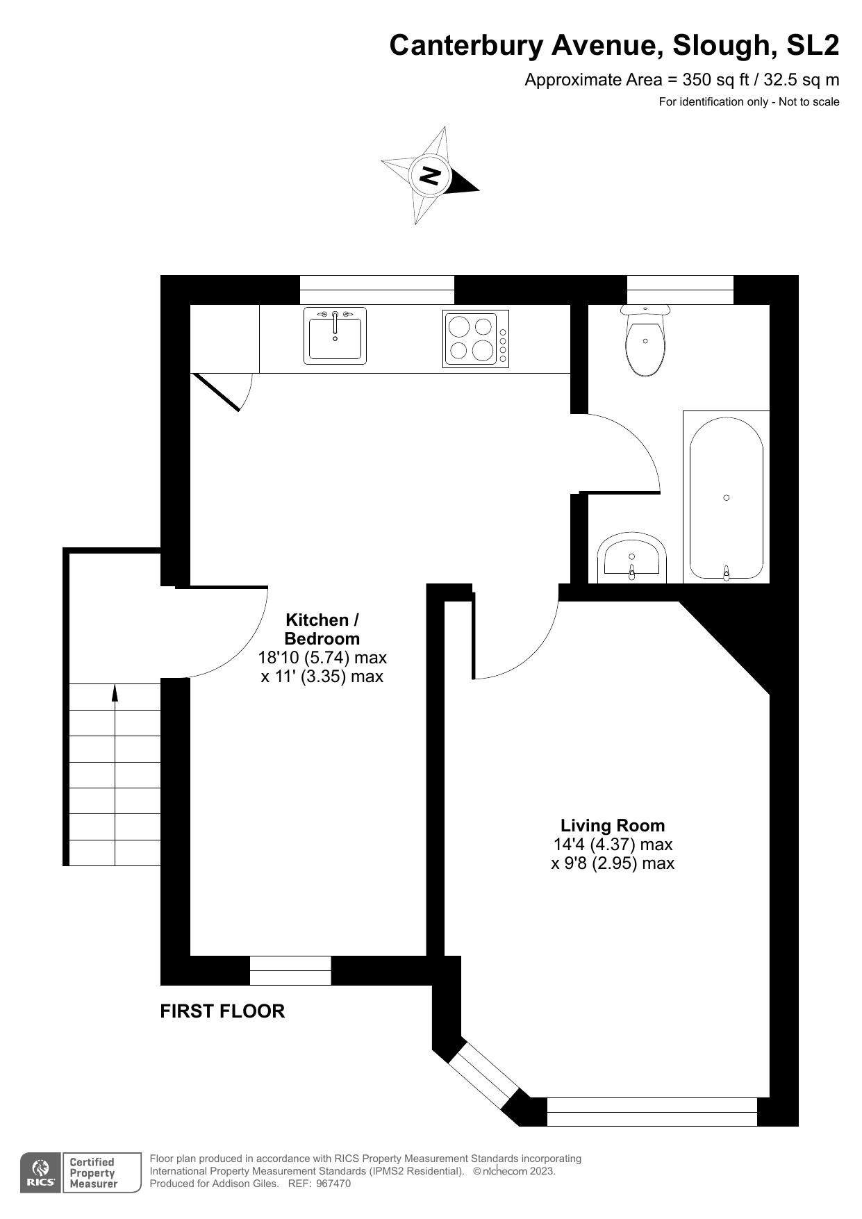 1 bed for sale in Canterbury Avenue, Slough SL2 Zoopla