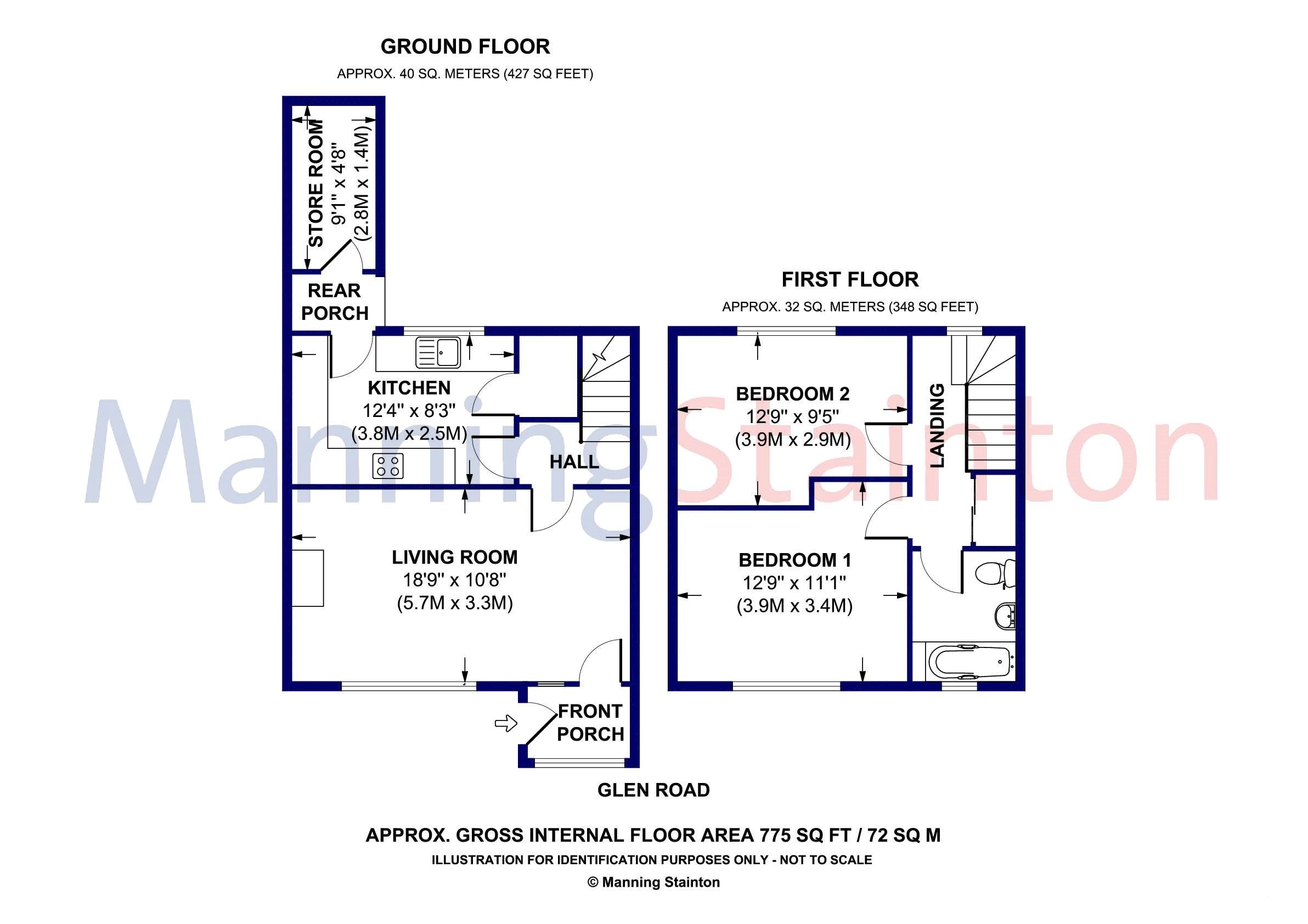2 bed terraced house to rent in Glen Road, Morley, Leeds, West