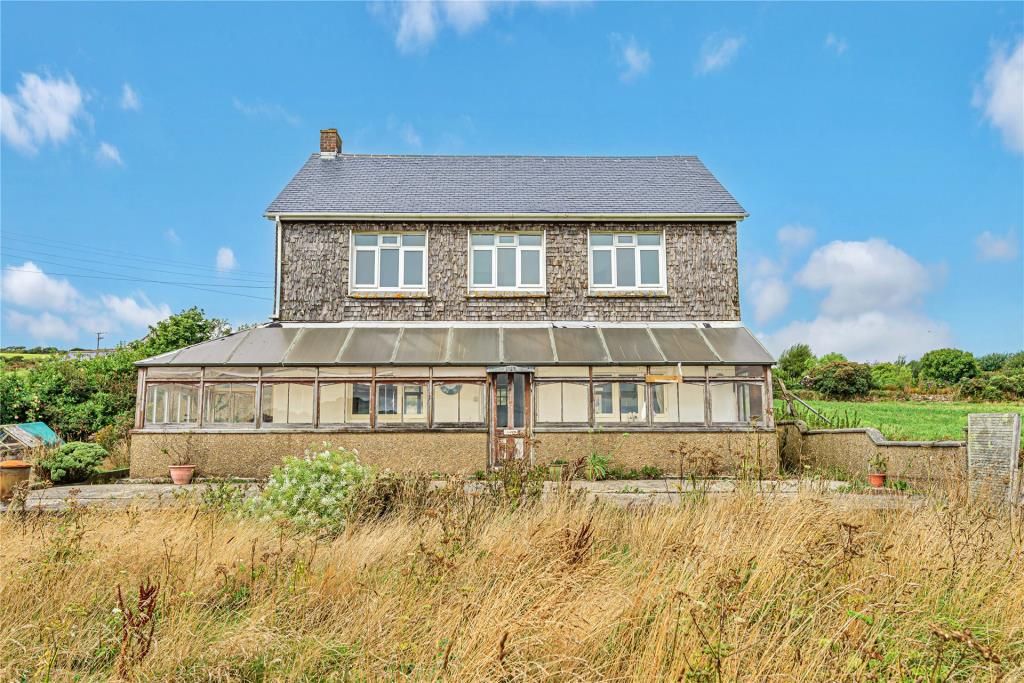 4 bed detached house for sale in Trannack, Newbridge, Penzance