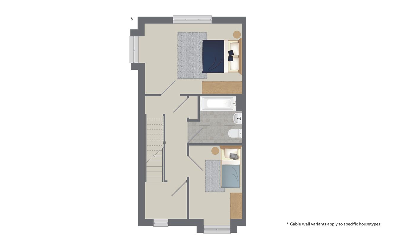 New home, 4 bed property for sale in "The Dickens" at Crete Hall Road