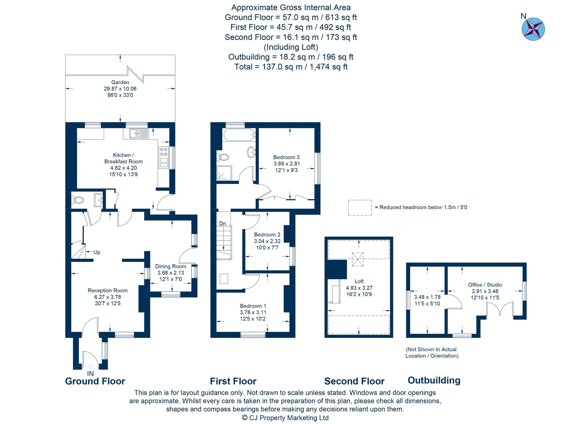 3 bed semidetached house for sale in Tollgate Road, Culham, Abingdon