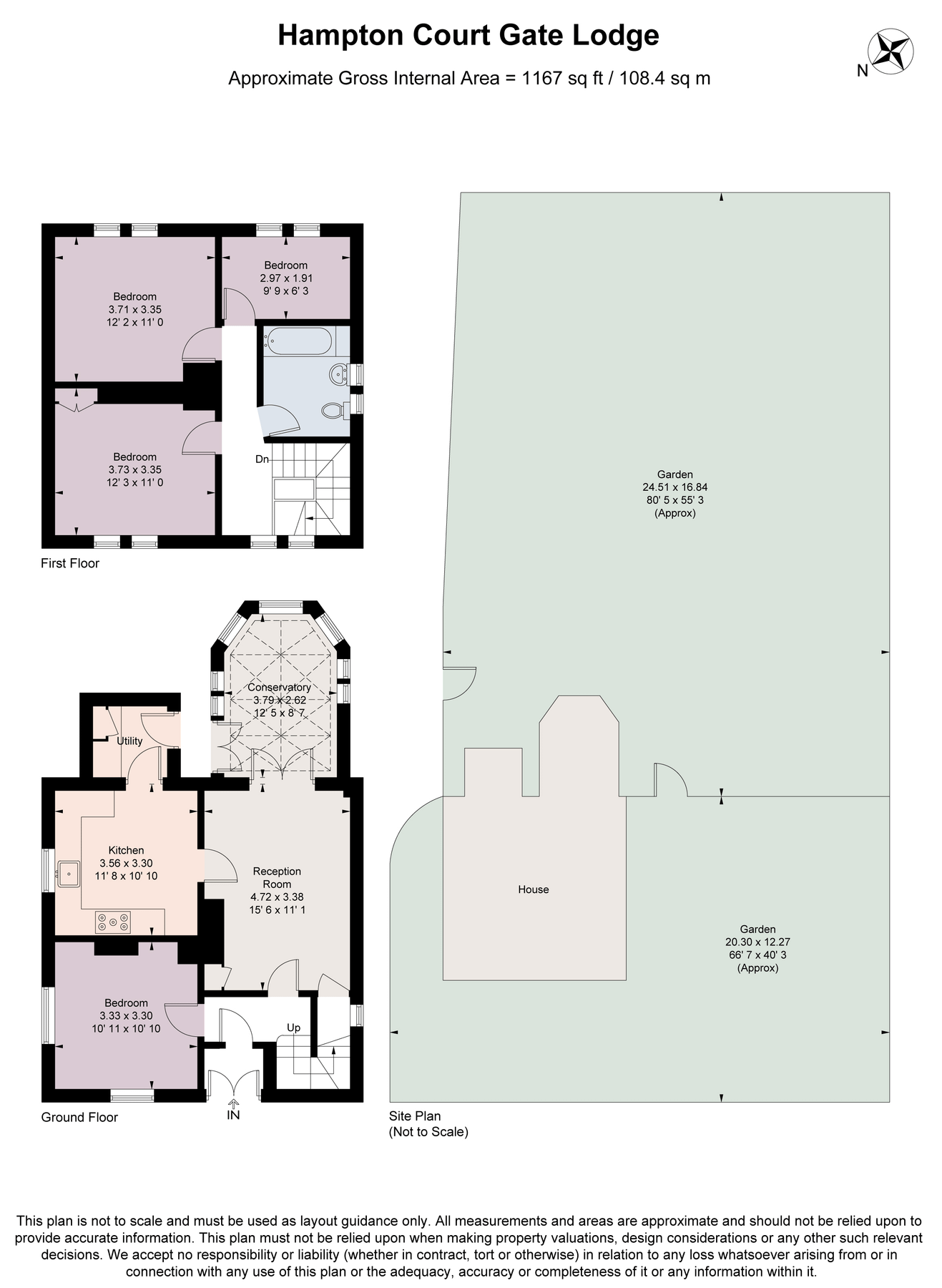 3 bed detached house to rent in Hampton Court Road, East Molesey