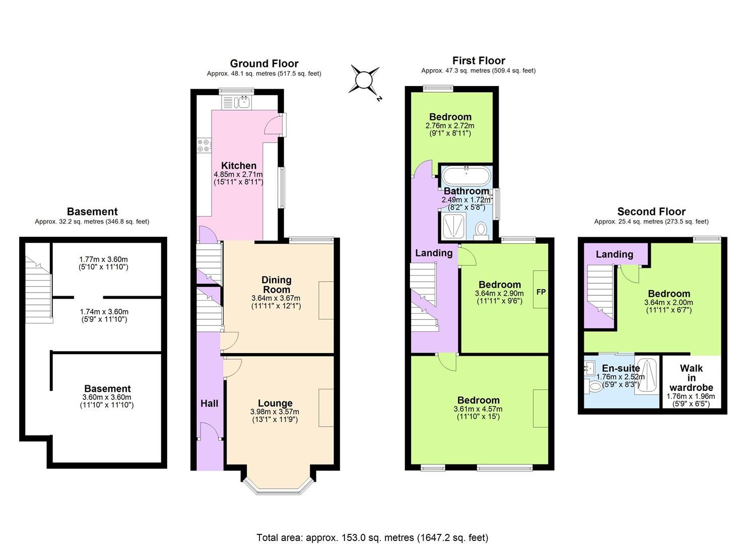 4 bed semidetached house for sale in Rutland Road, West Bridgford