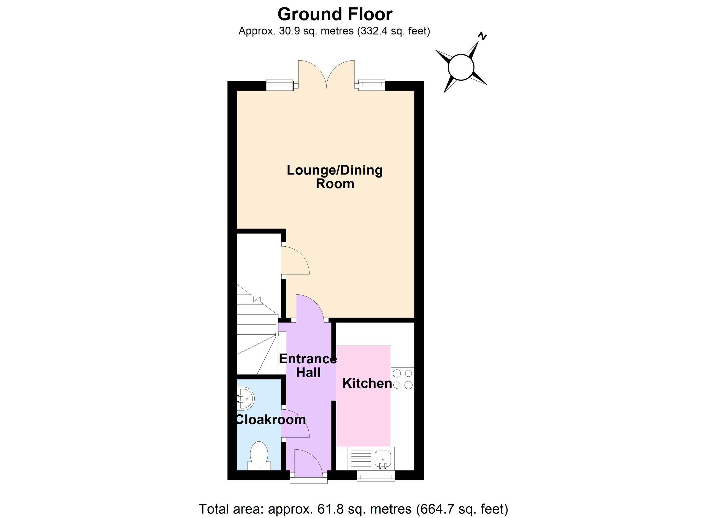 2 bed terraced house for sale in Tyne Way, Rushden NN10 Zoopla