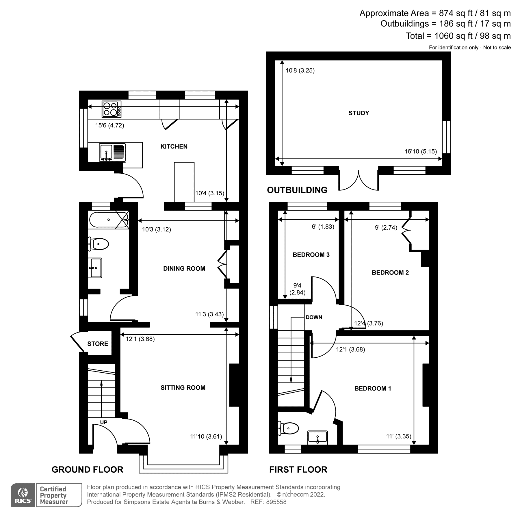 3 bed detached house for sale in Cliffe Road, Godalming GU7 Zoopla