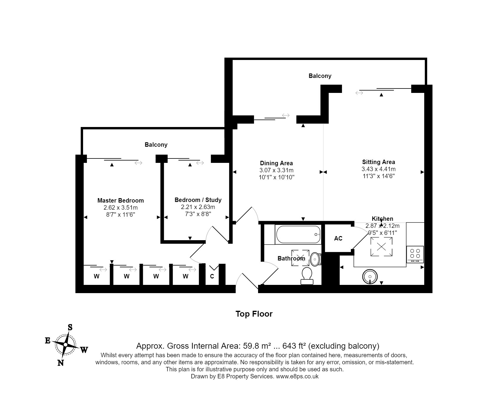 2 bed flat to rent in Thames Street, Oxford OX1 Zoopla