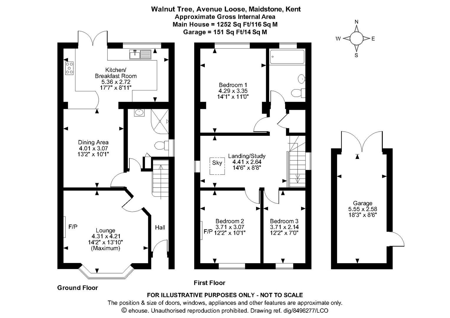 3 bed detached house for sale in Walnut Tree Avenue, Loose, Maidstone