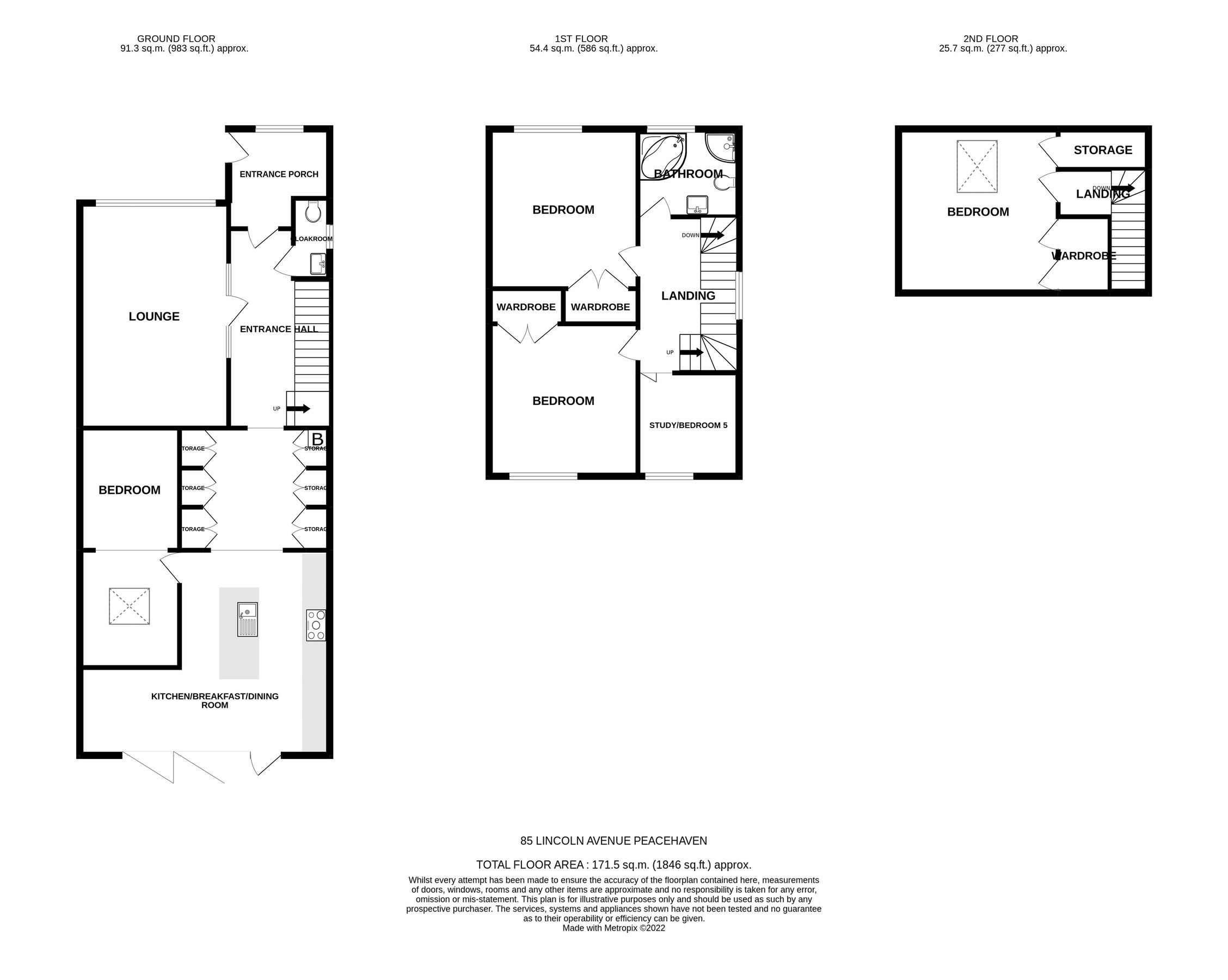 5 bed semidetached house for sale in Lincoln Avenue, Peacehaven BN10