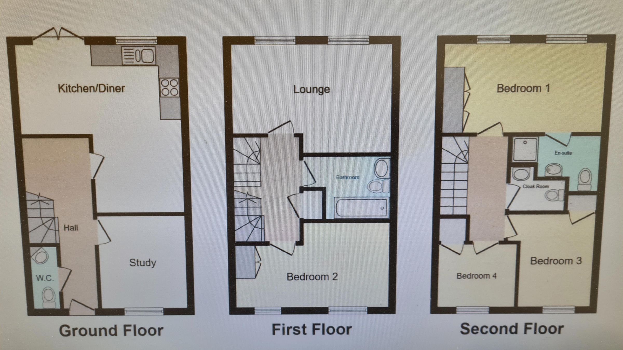 4 bed semidetached house to rent in Driffield Way, Sugar Way