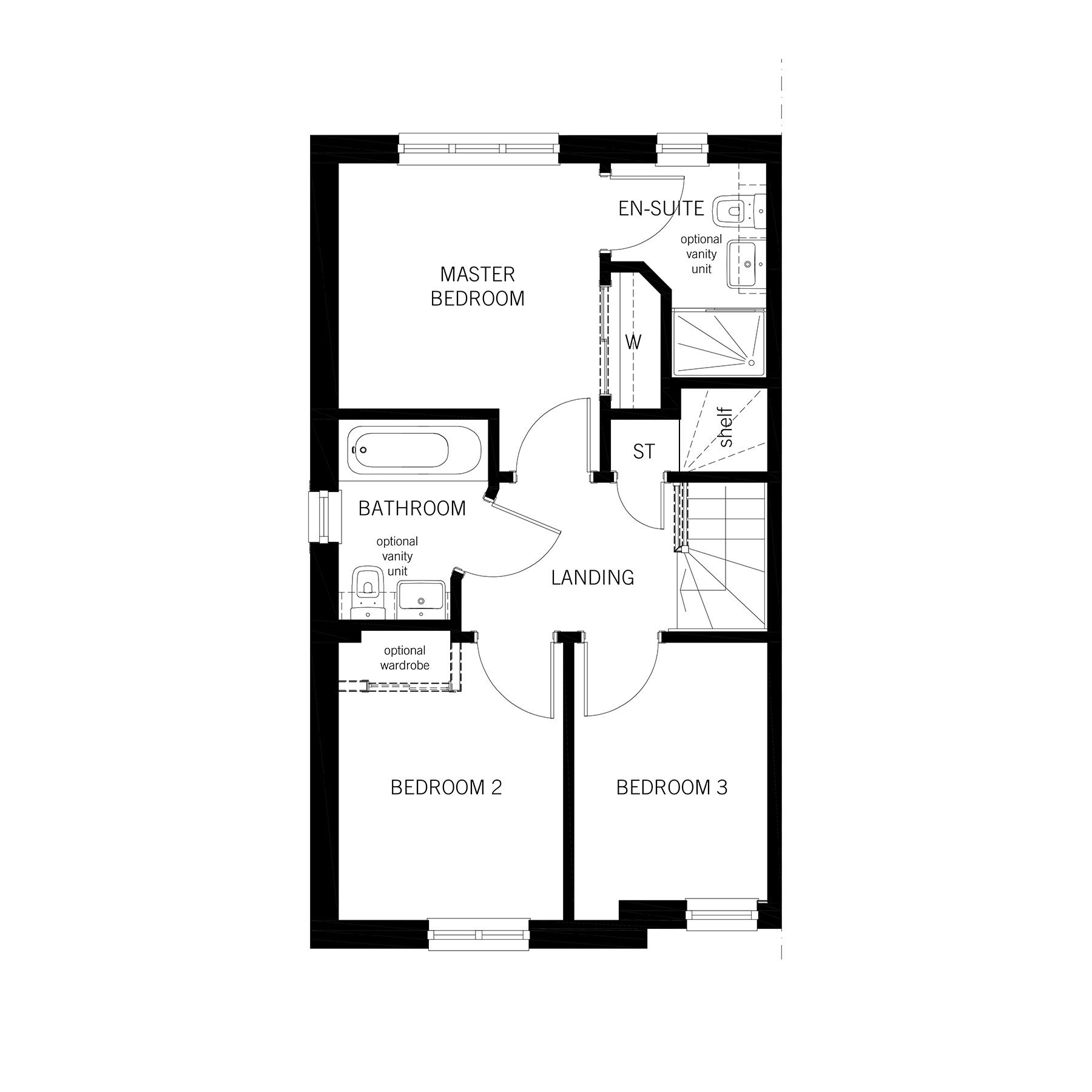 New home, 3 bed semidetached house for sale in "Argyll II" at Church
