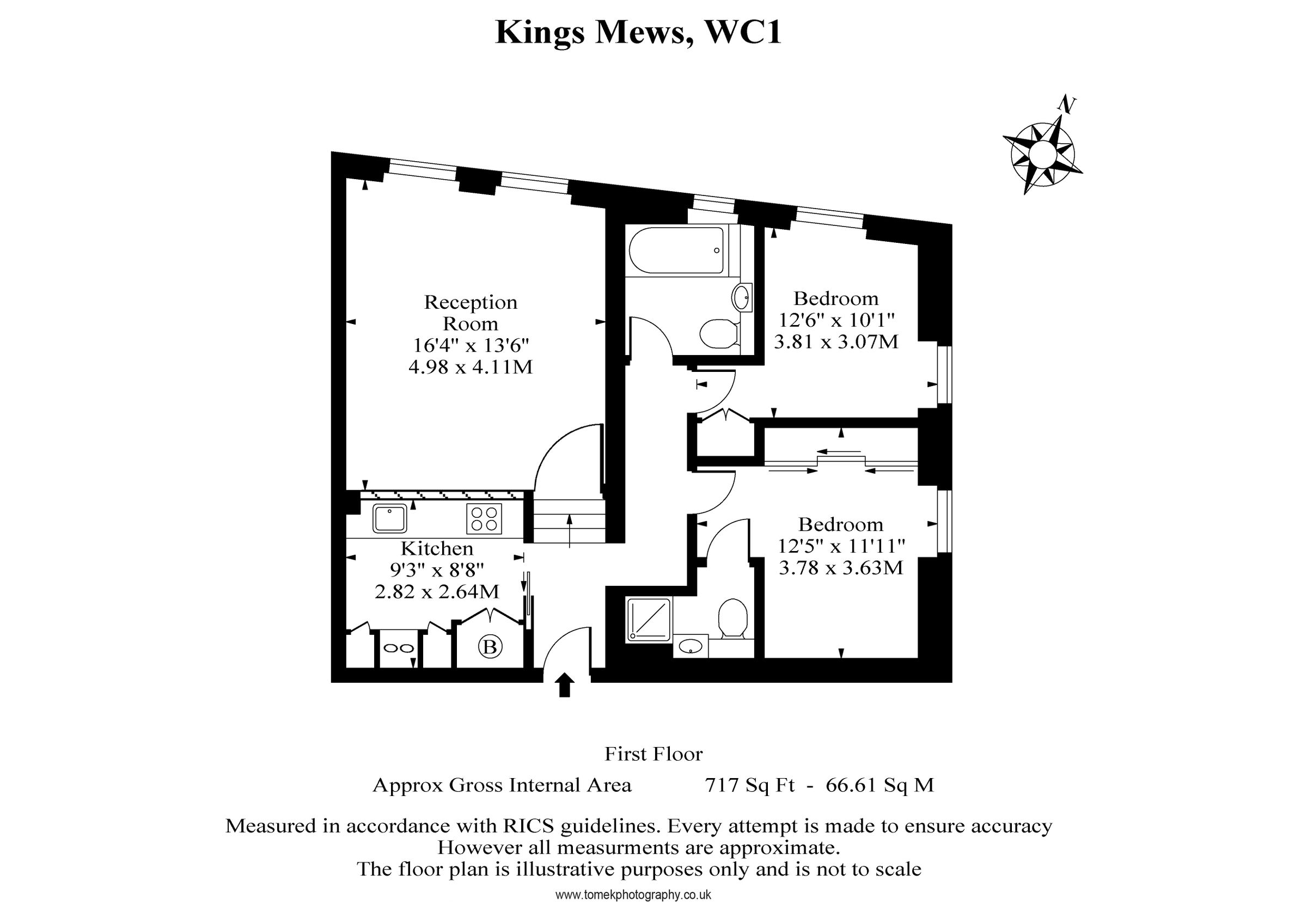 2 bed flat to rent in King's Mews, London WC1N Zoopla
