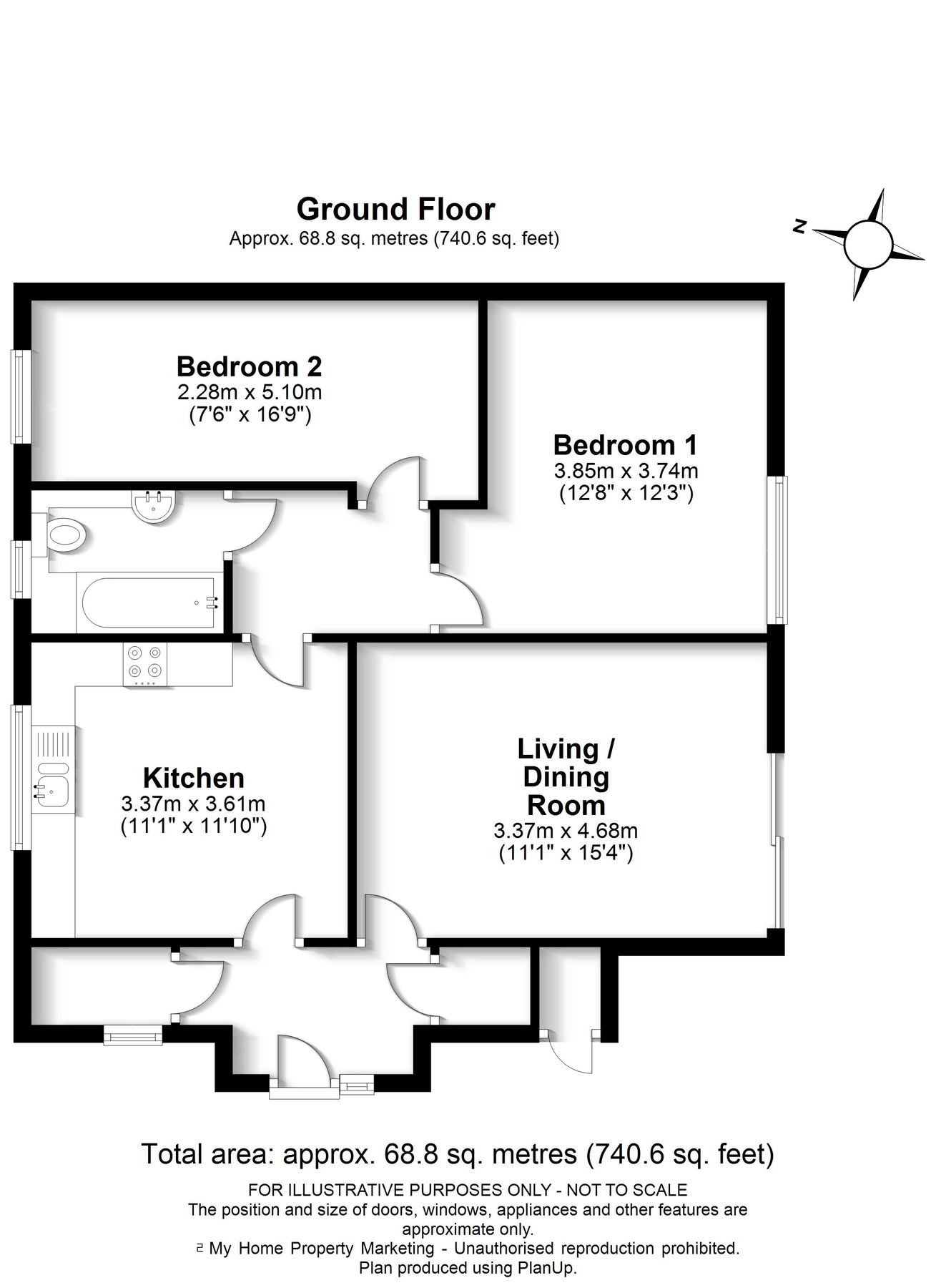 2 bed bungalow for sale in Bluebell Drive, Bedmond, Abbots Langley