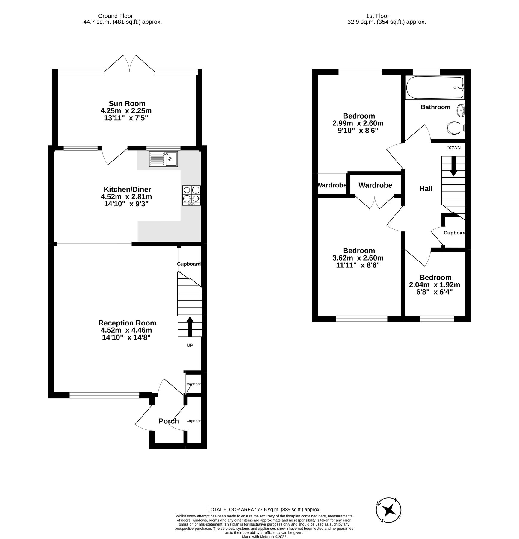 3 bed terraced house for sale in Angus Close, Chessington KT9 Zoopla