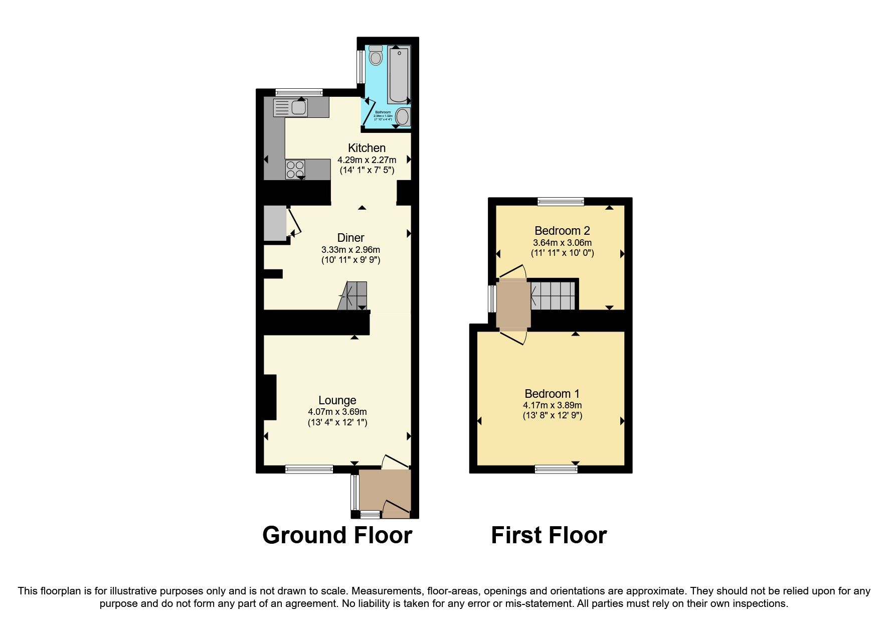 2 bed terraced house for sale in Albion Row, Carharrack, Redruth