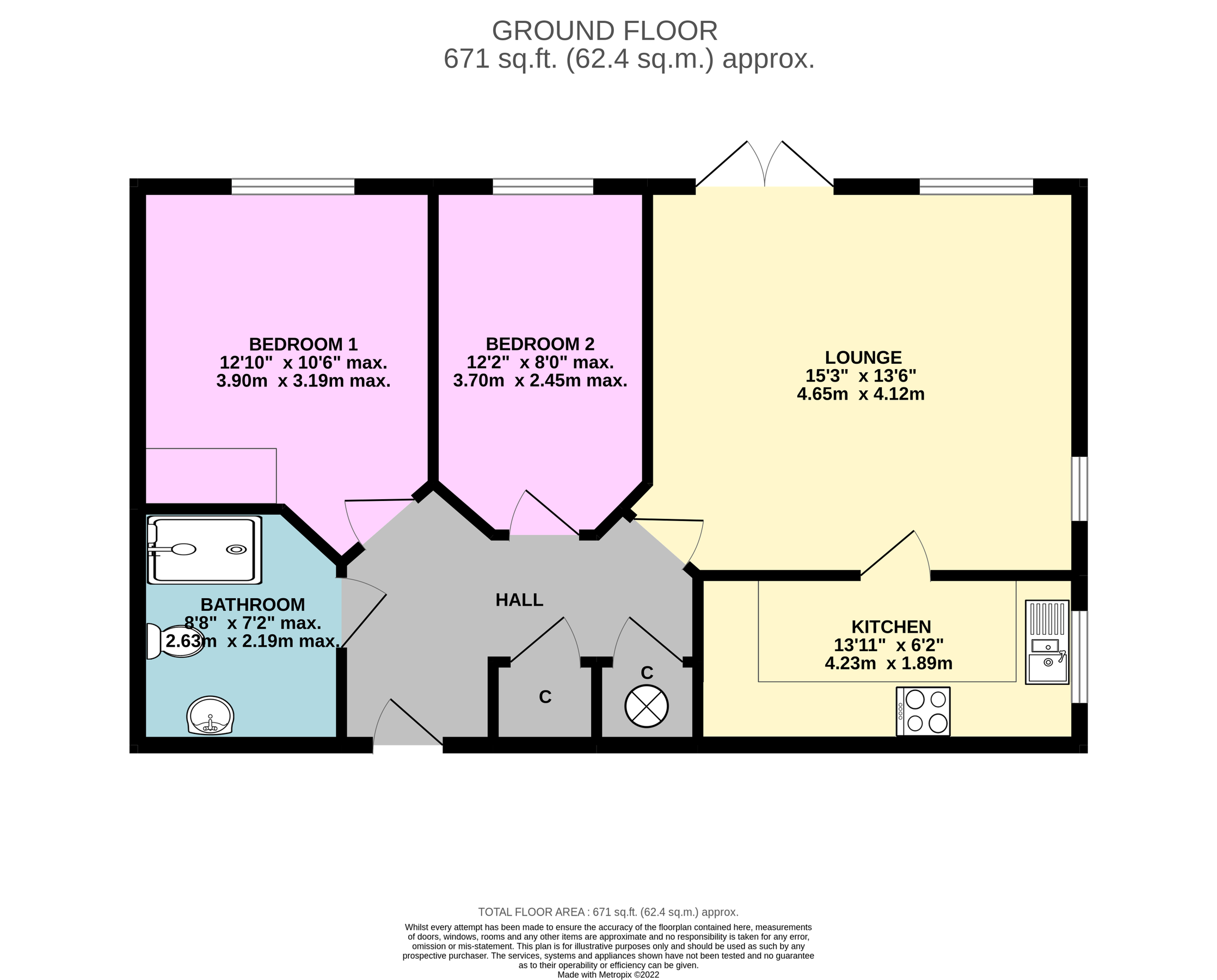 2 bed flat for sale in Birch Tree Drive, Hedon, Hull, East Yorkshire