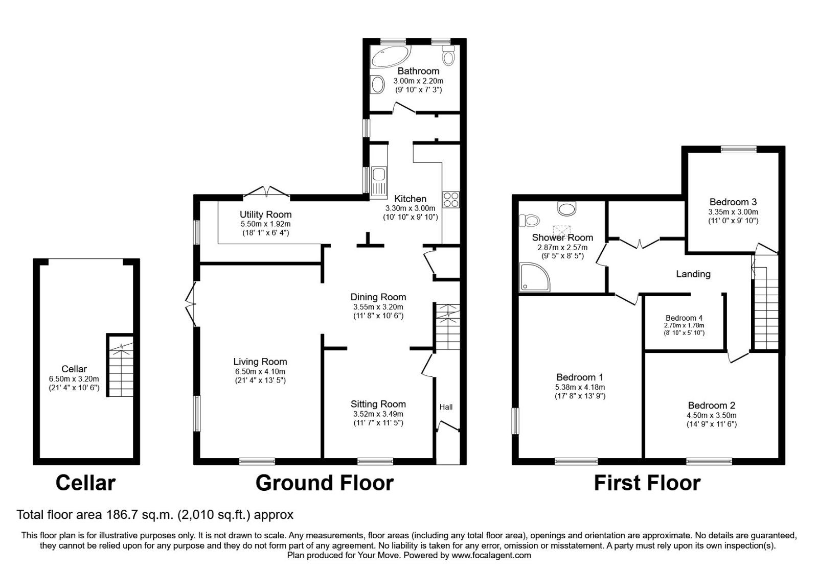 4 bed semidetached house for sale in Glencoe, Oaklands Road, Chirk