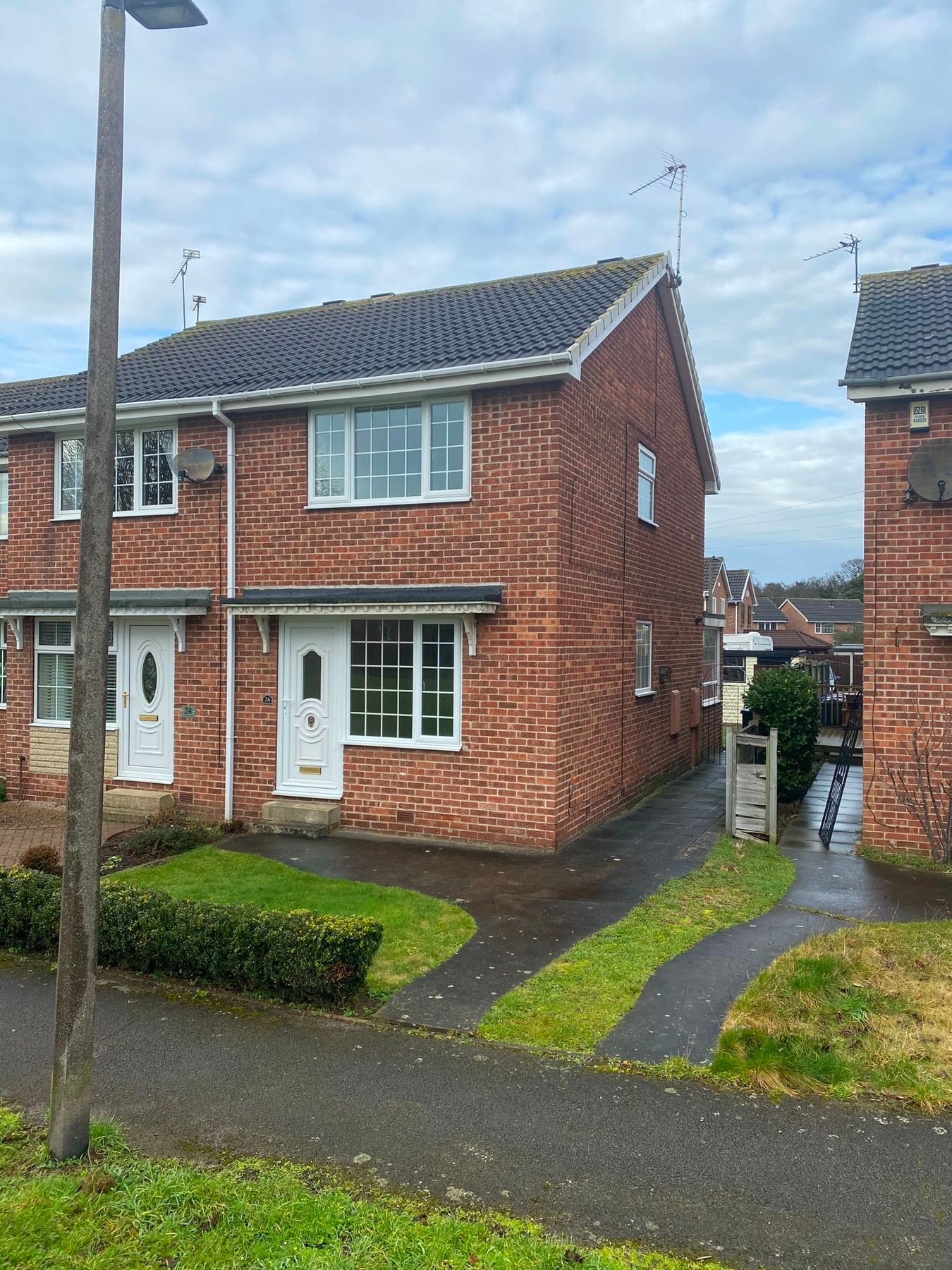 2 bed semidetached house to rent in Stretton Close, Cantley, Doncaster