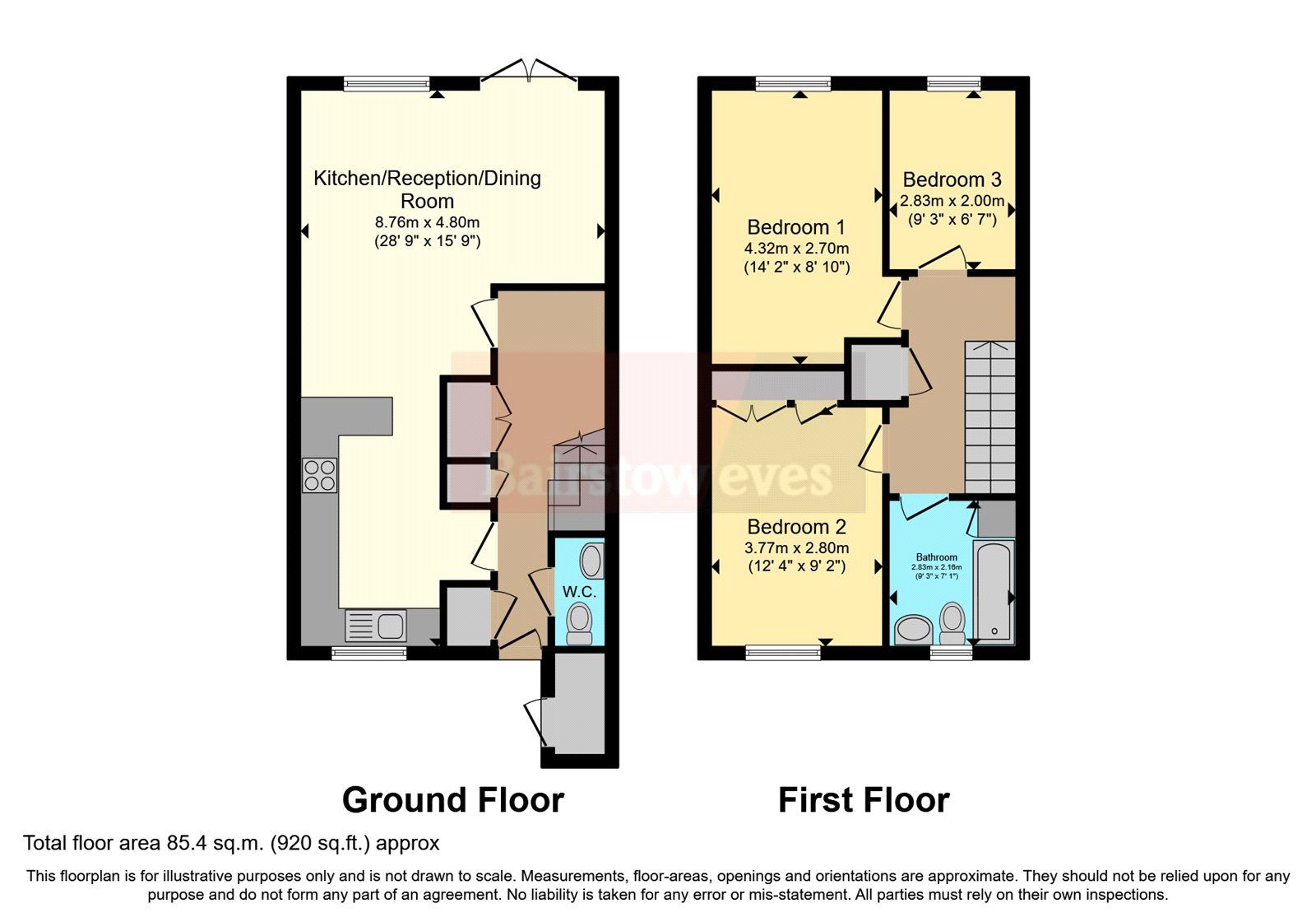3 bed flat for sale in Moorfield Road, Enfield EN3 Zoopla
