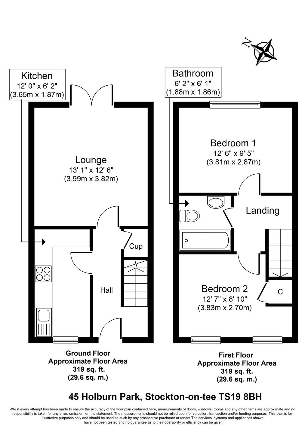 2 bed terraced house for sale in Holburn Park, StocktonOnTees TS19