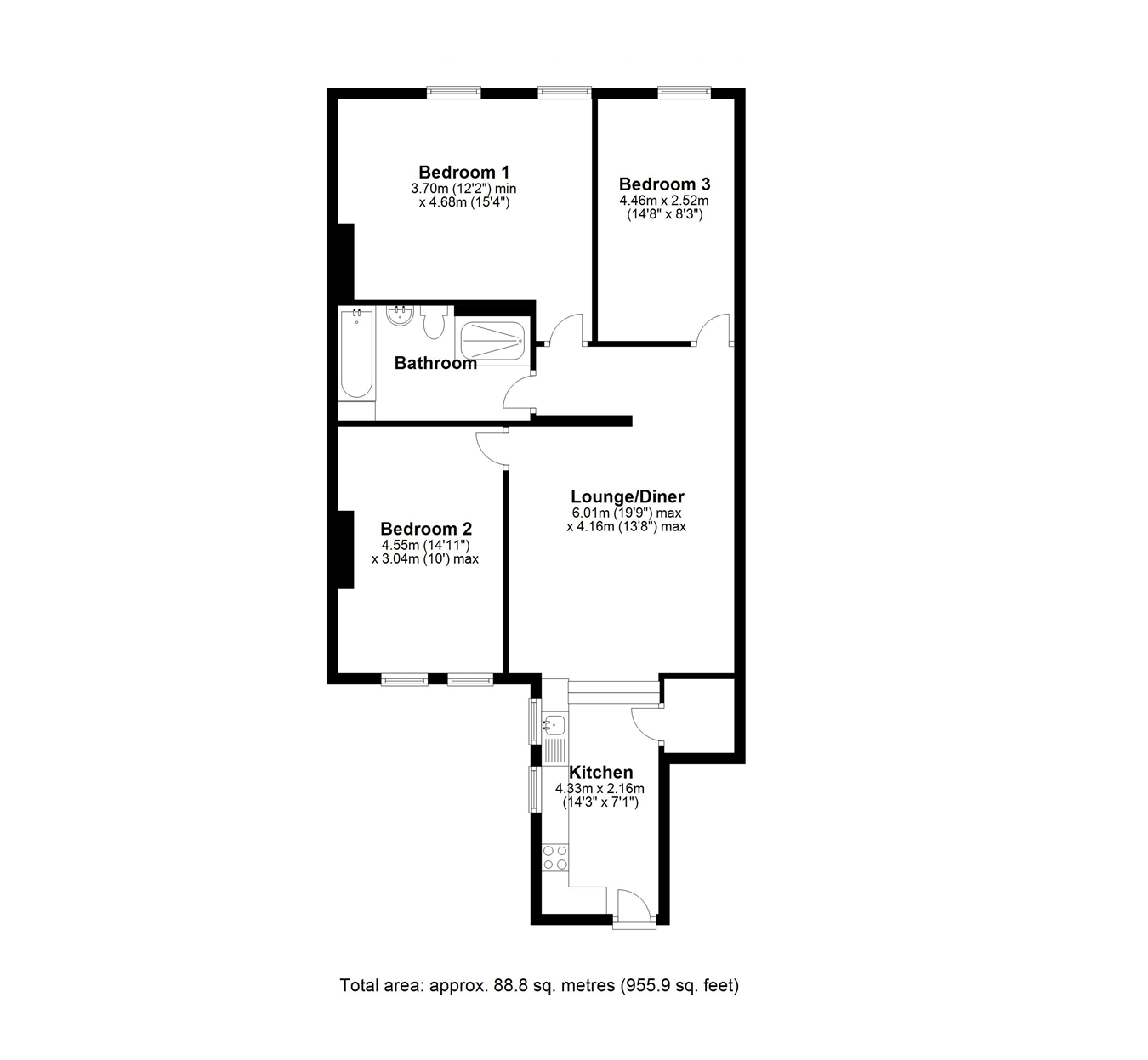 3 bed flat to rent in Station Road, Letchworth Garden City SG6 Zoopla
