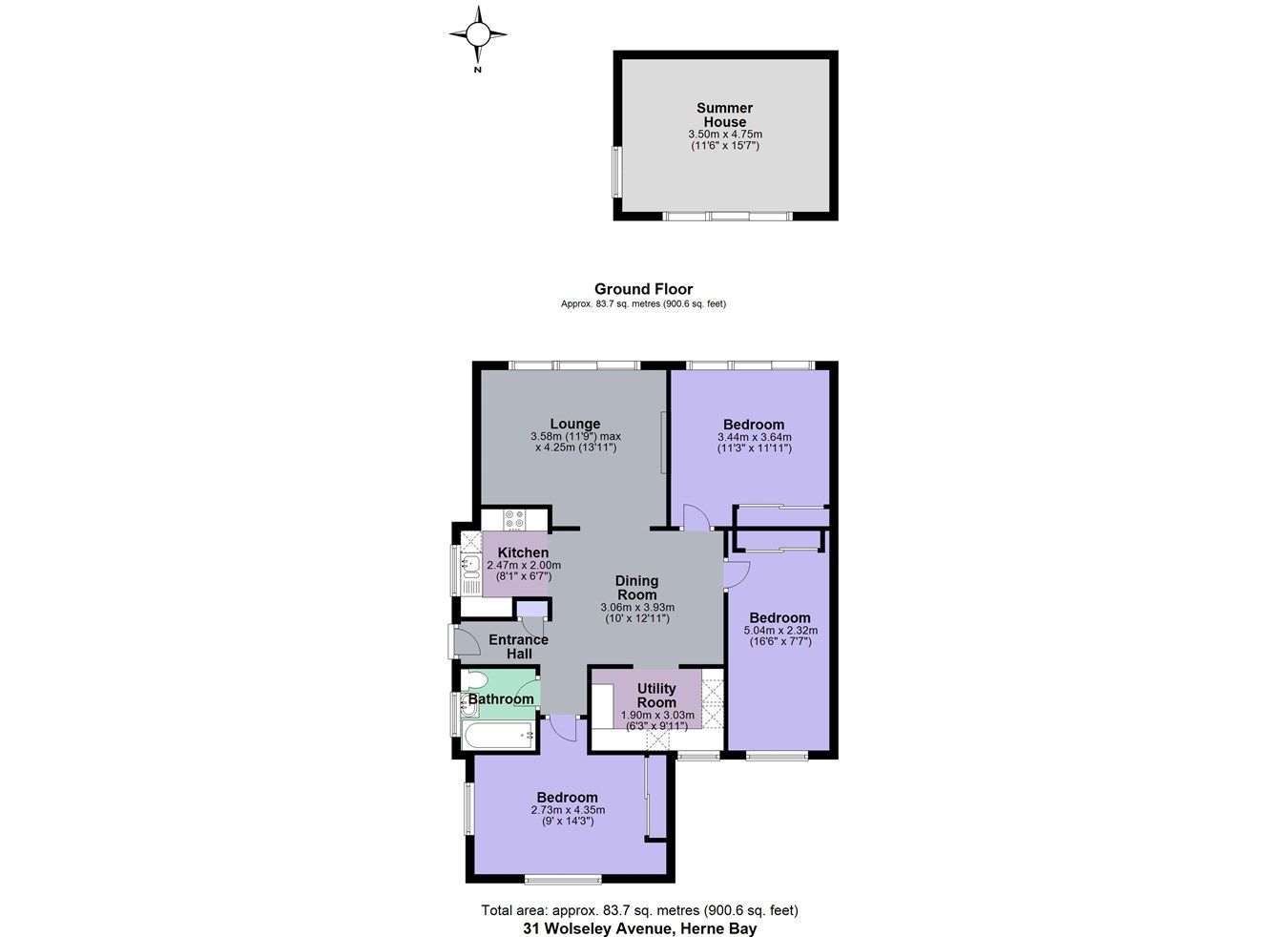 3 bed bungalow for sale in Wolseley Avenue, Herne Bay CT6 Zoopla