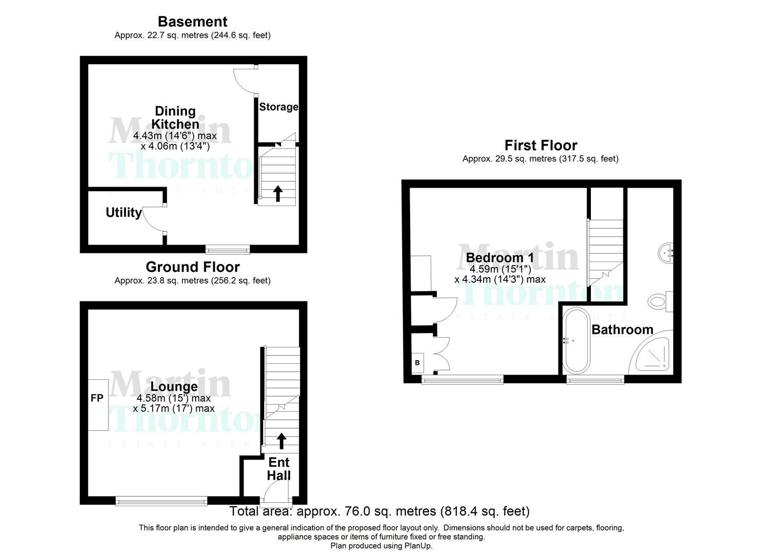 1 bed terraced house for sale in Bentley Street, Lockwood, Huddersfield