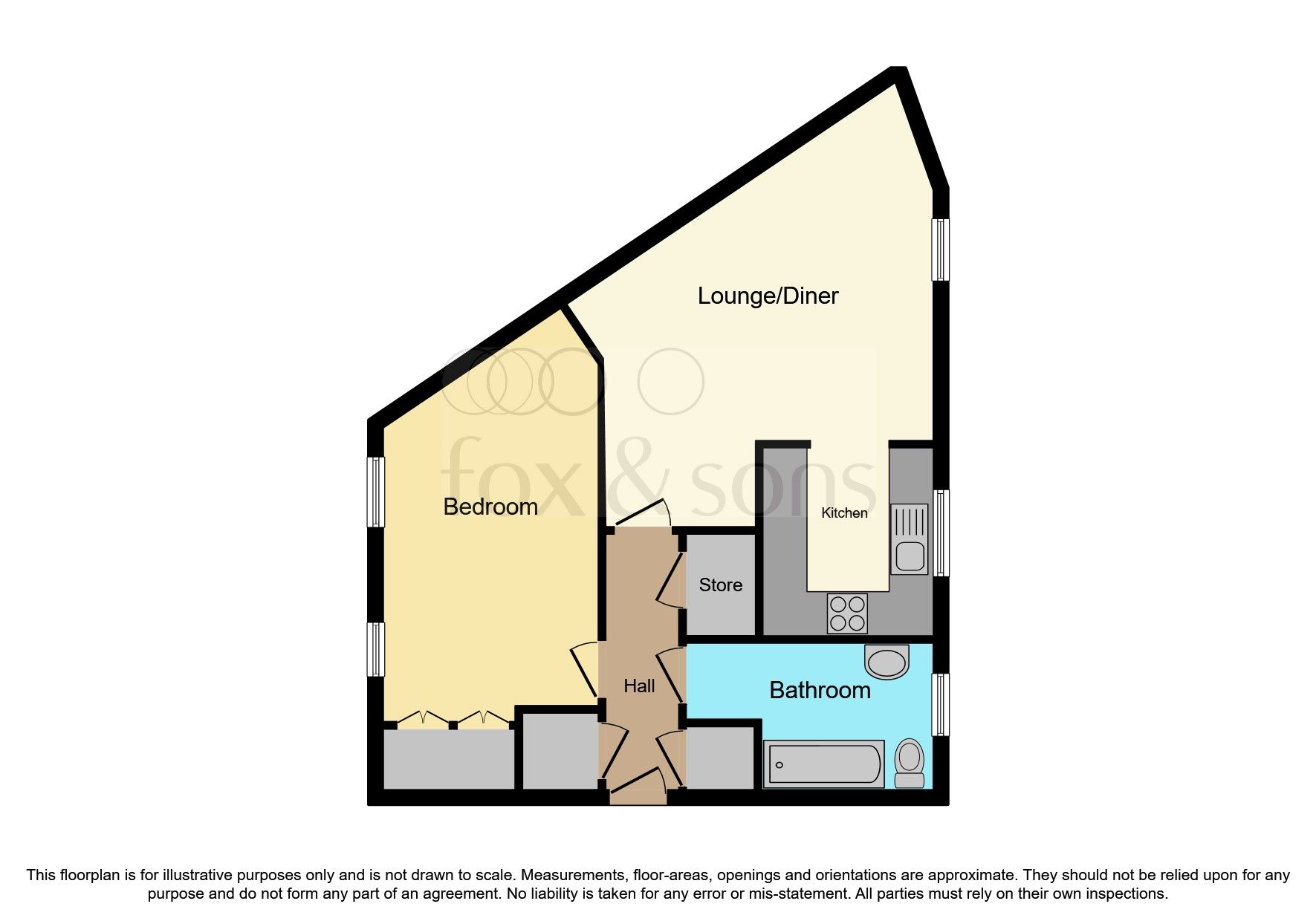 1 bed flat for sale in Sunlight Gardens, Fareham PO15 Zoopla