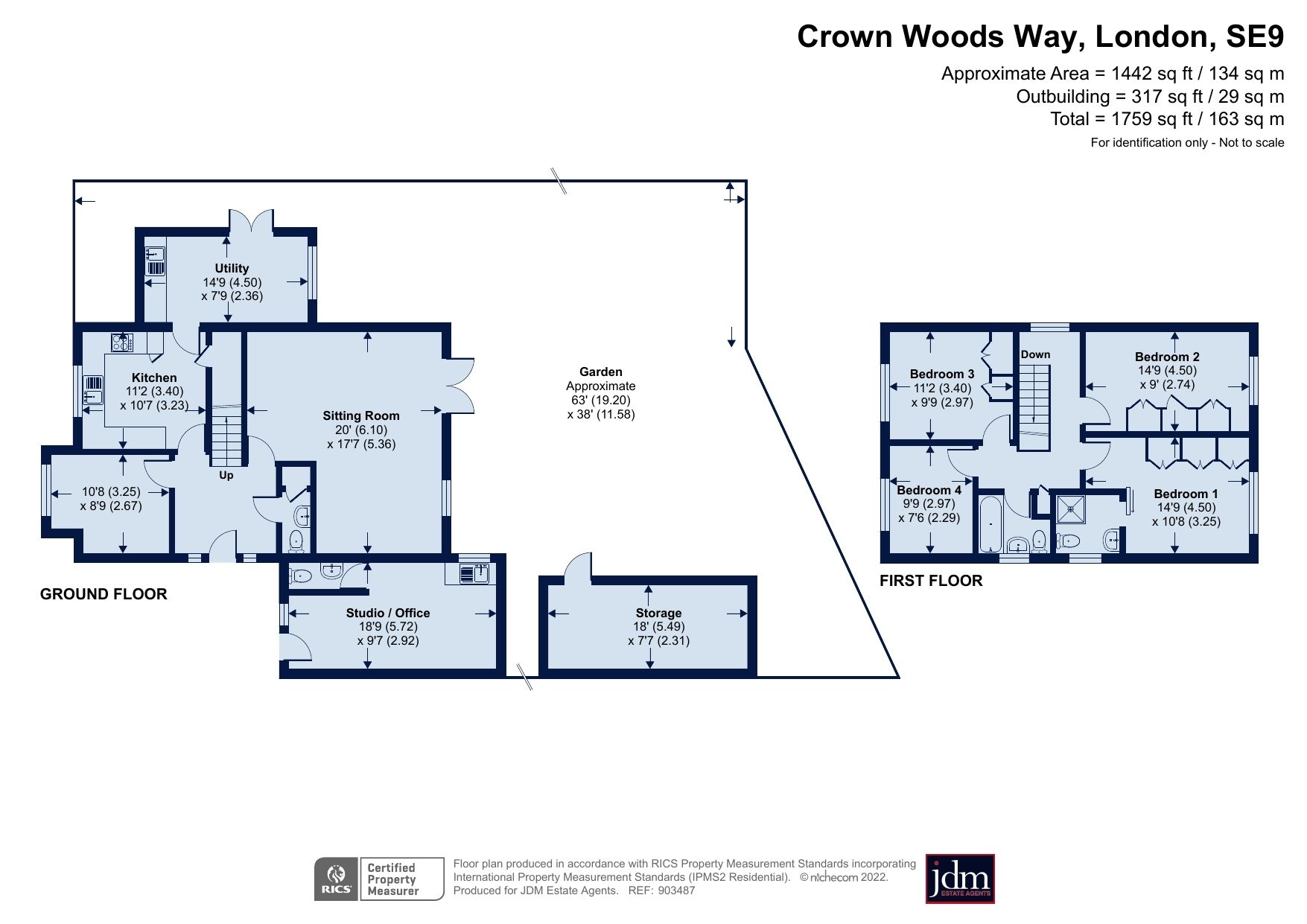 4 bed detached house for sale in Crown Woods Way, Eltham, London SE9