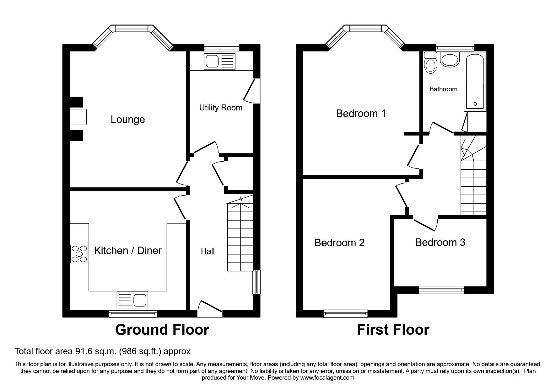 3 bed semidetached house for sale in Church Walk, Donnington, Telford
