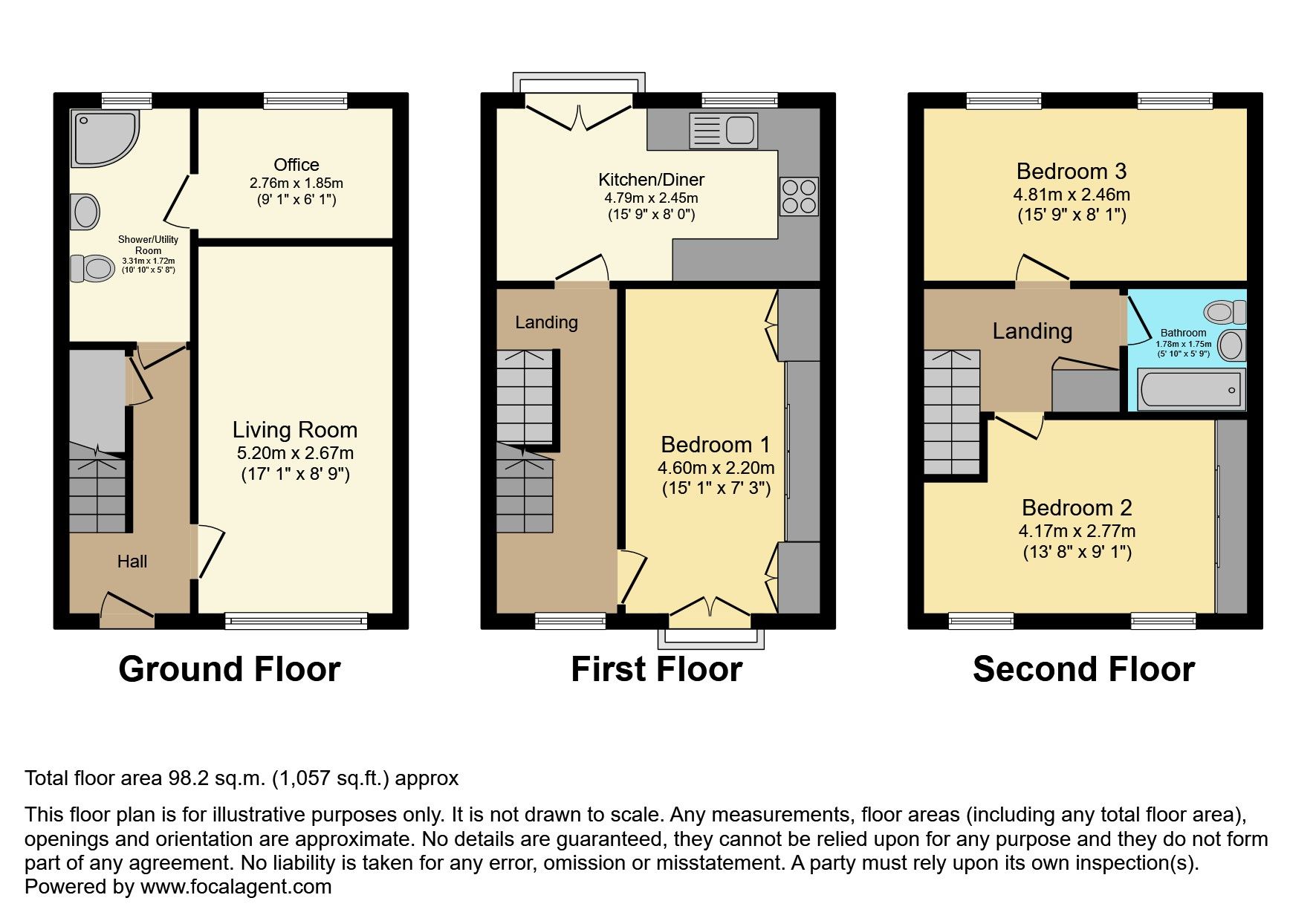 3 bed town house for sale in Prospect Street, Halifax HX3 Zoopla