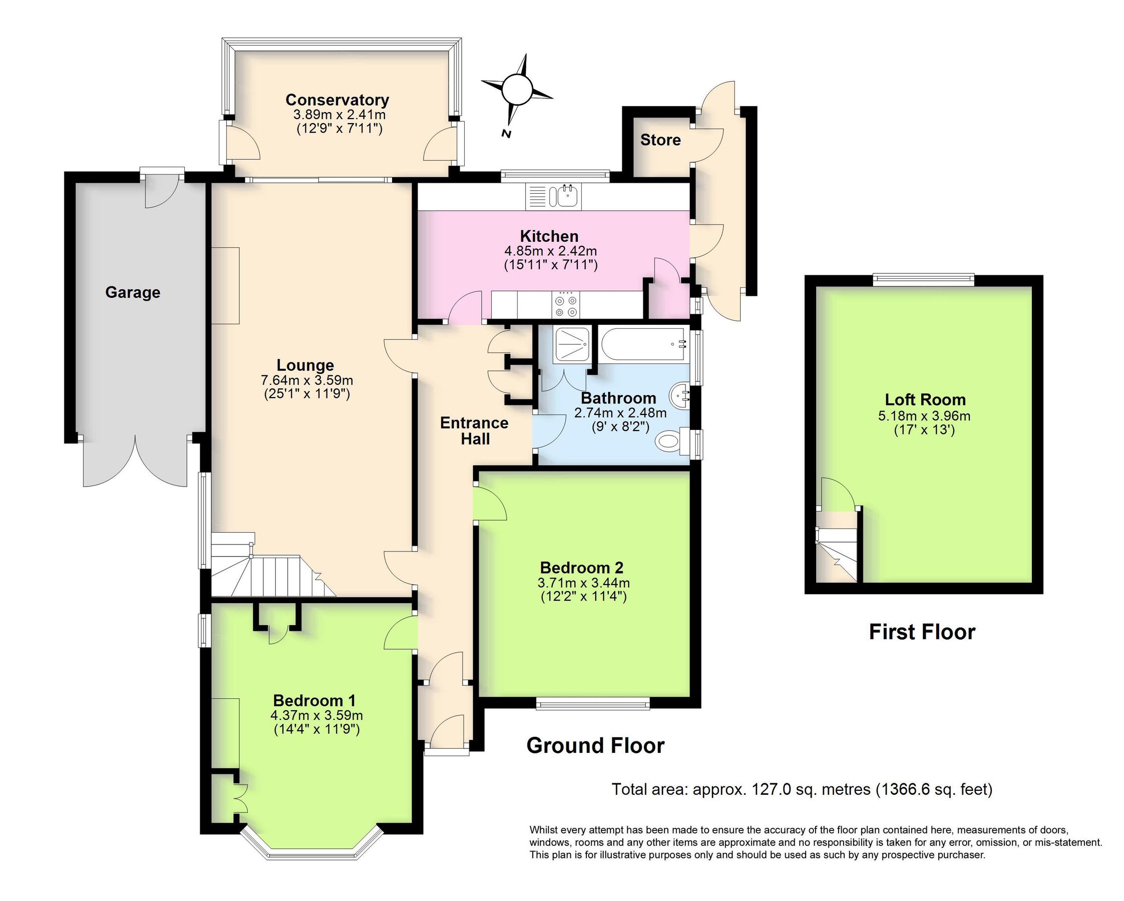 2 bed bungalow for sale in Cottenham Road, Worthing, West Sussex BN11