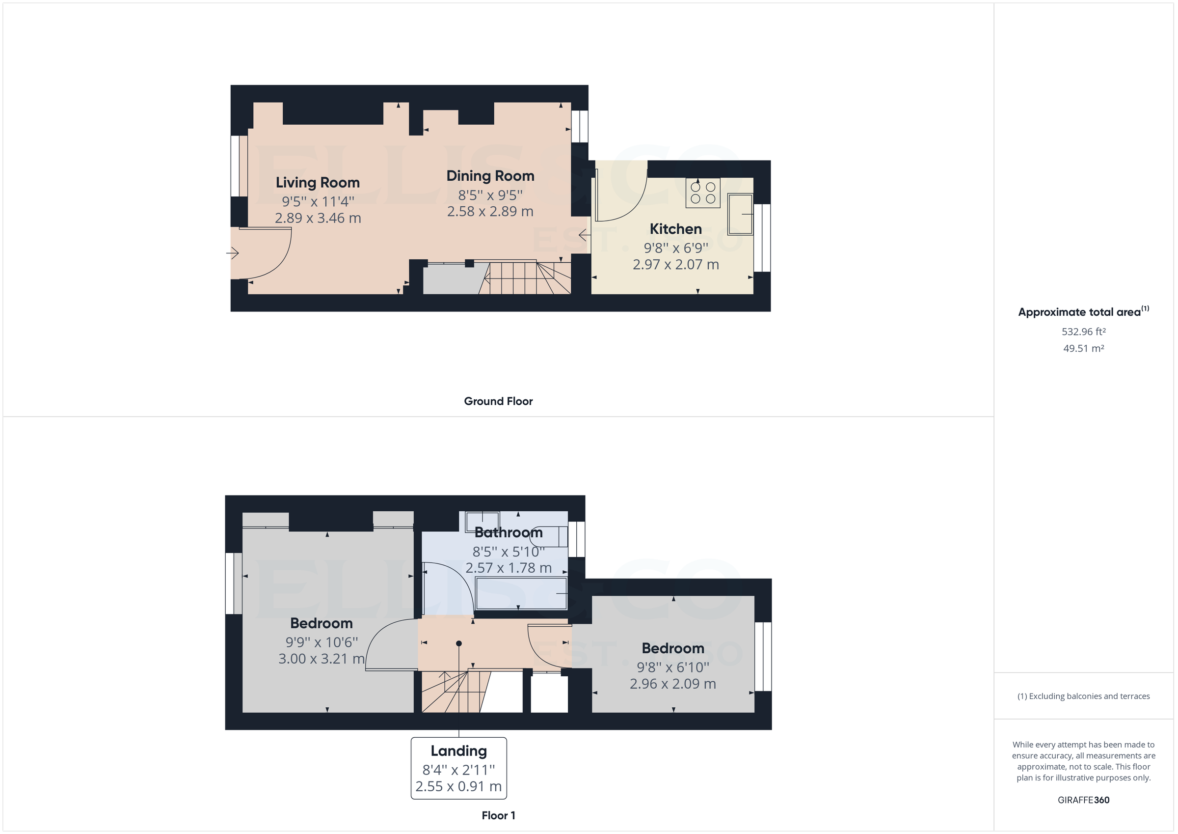 2 bed semidetached house for sale in Priory Street, Tonbridge, Kent