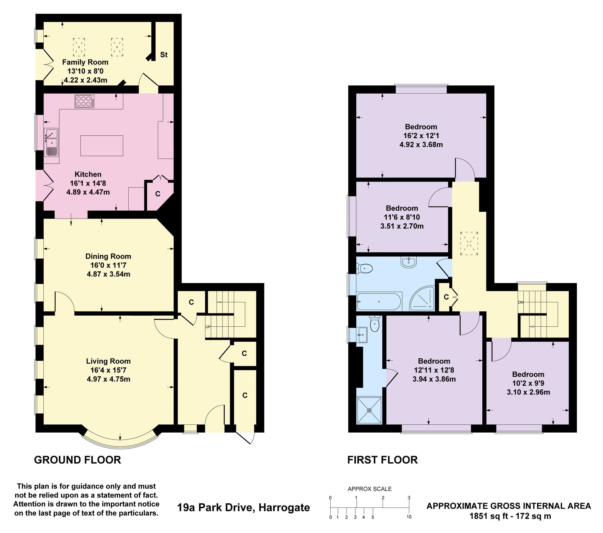 4 bed detached house for sale in Park Drive, Harrogate, North Yorkshire
