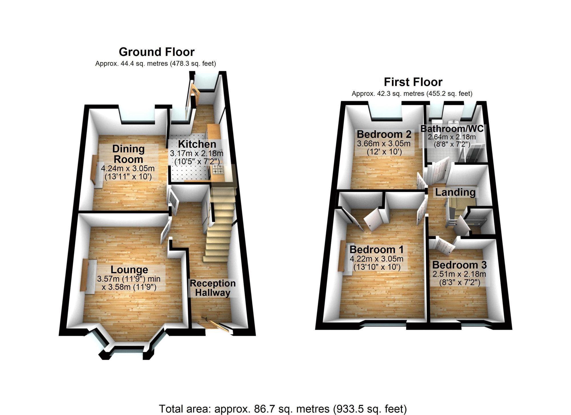 3 bed terraced house to rent in Empire Road, Torquay TQ1 Zoopla