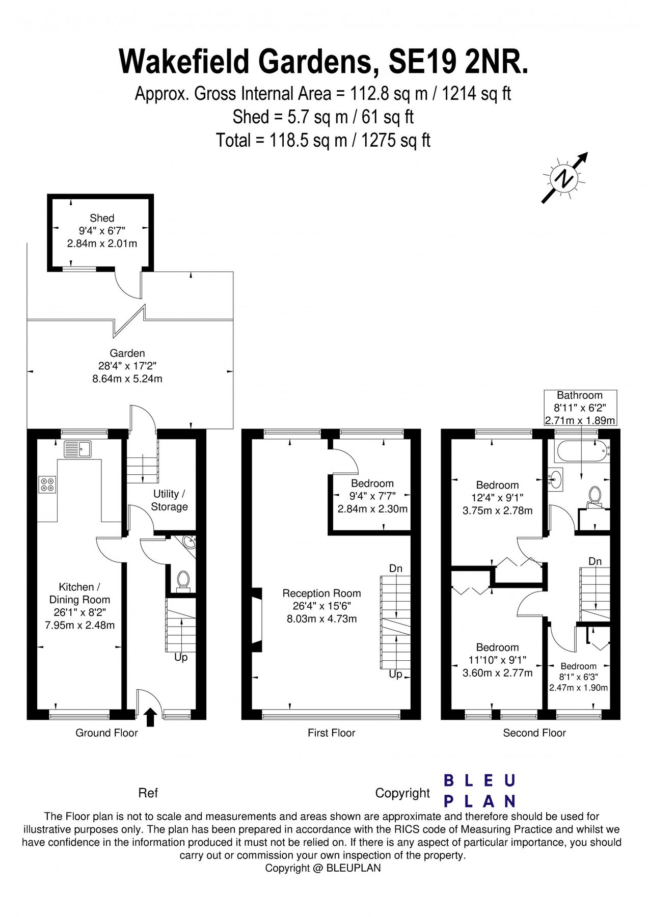 4 bed town house for sale in Wakefield Gardens, London SE19 Zoopla