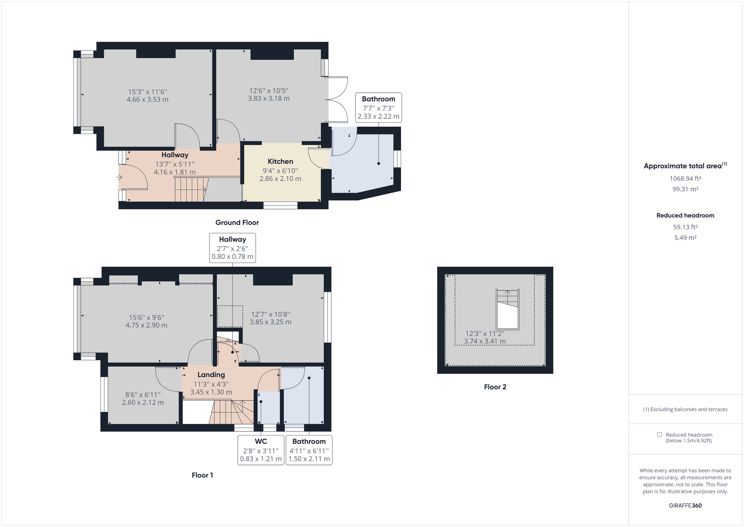 3 bed semidetached house for sale in Feltham Hill Road, Ashford