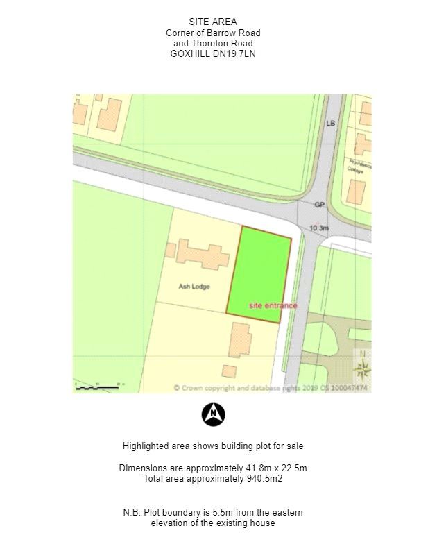 Land for sale in Barrow Road, Goxhill, BarrowUponHumber, Lincolnshire