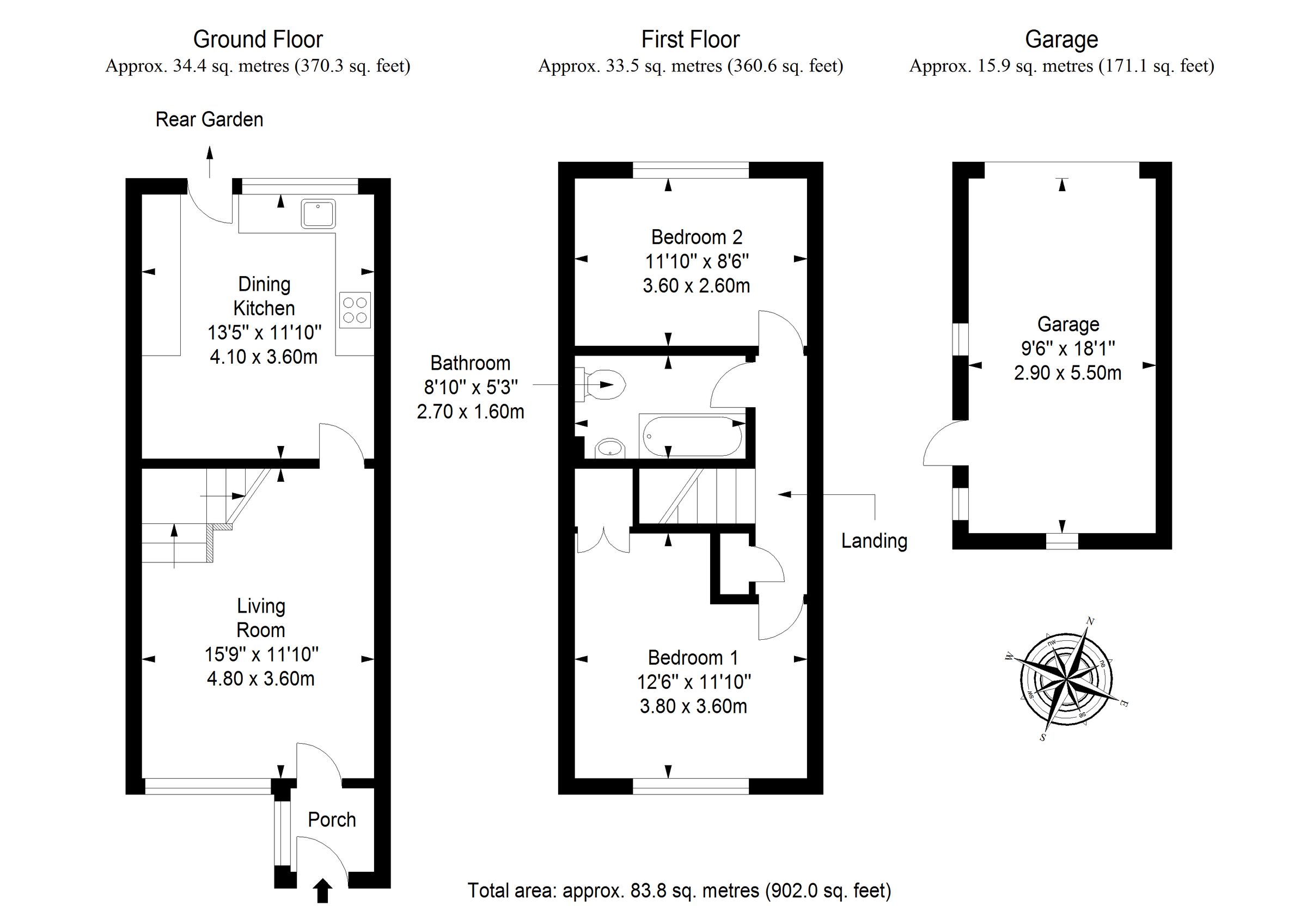 2 bed terraced house for sale in 43 Waugh Path, Bonnyrigg EH19 Zoopla