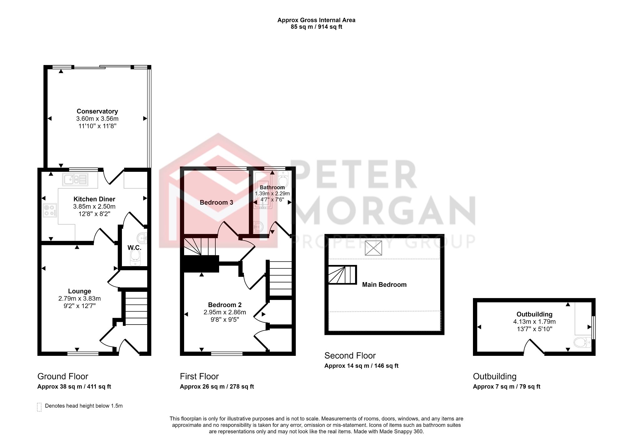 3 bed end terrace house for sale in Duffryn Road, Maesteg, Bridgend