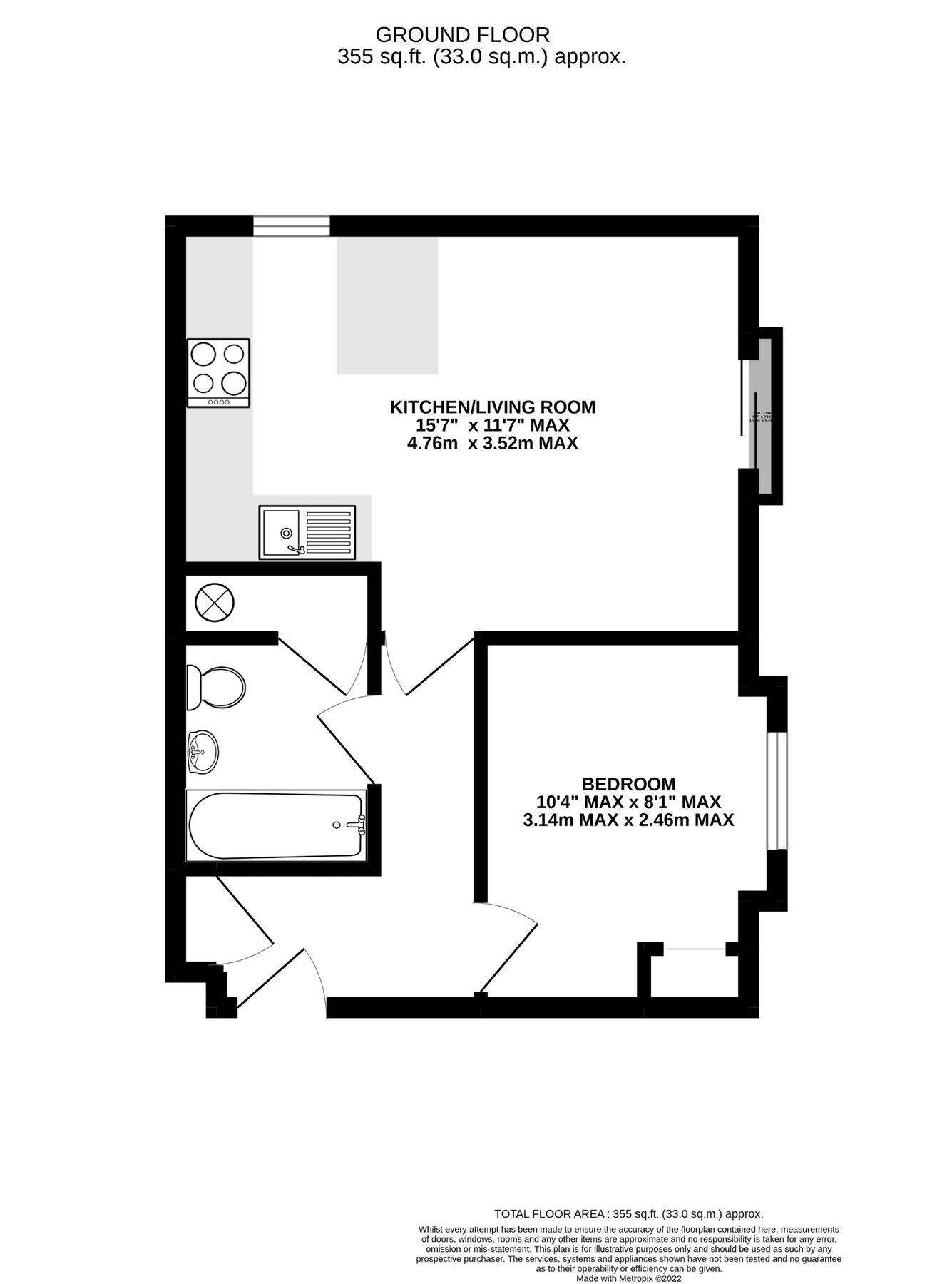 1 bed flat for sale in Gander Drive, Basingstoke, Hampshire RG24 Zoopla